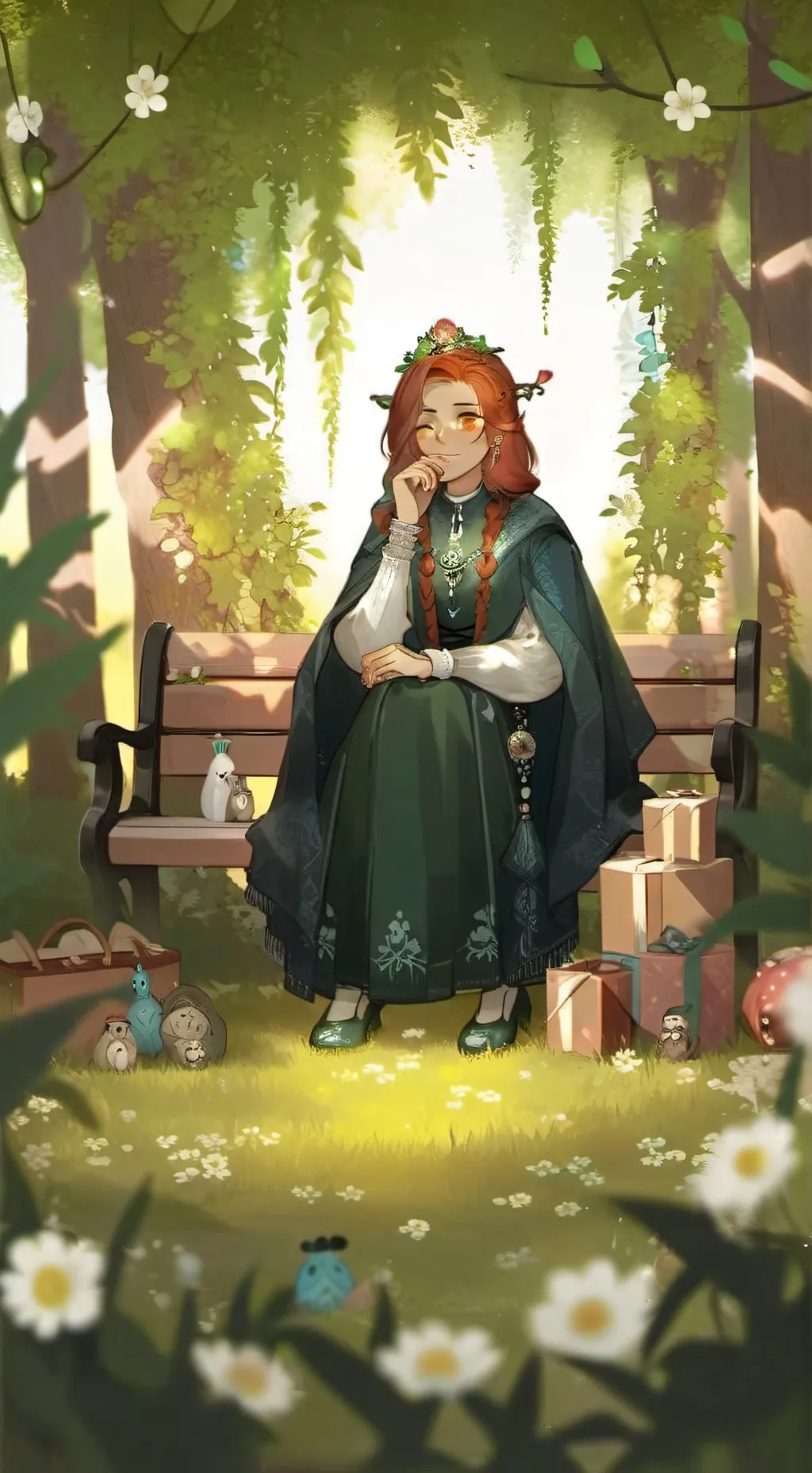 ai character: sakimi  background