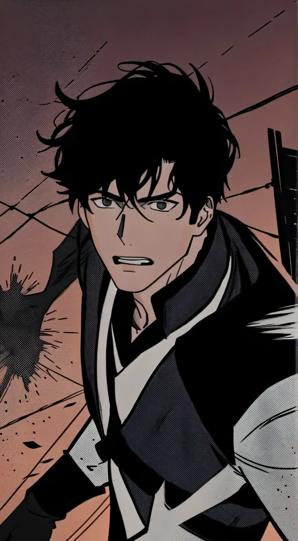 ai character: STOP  background