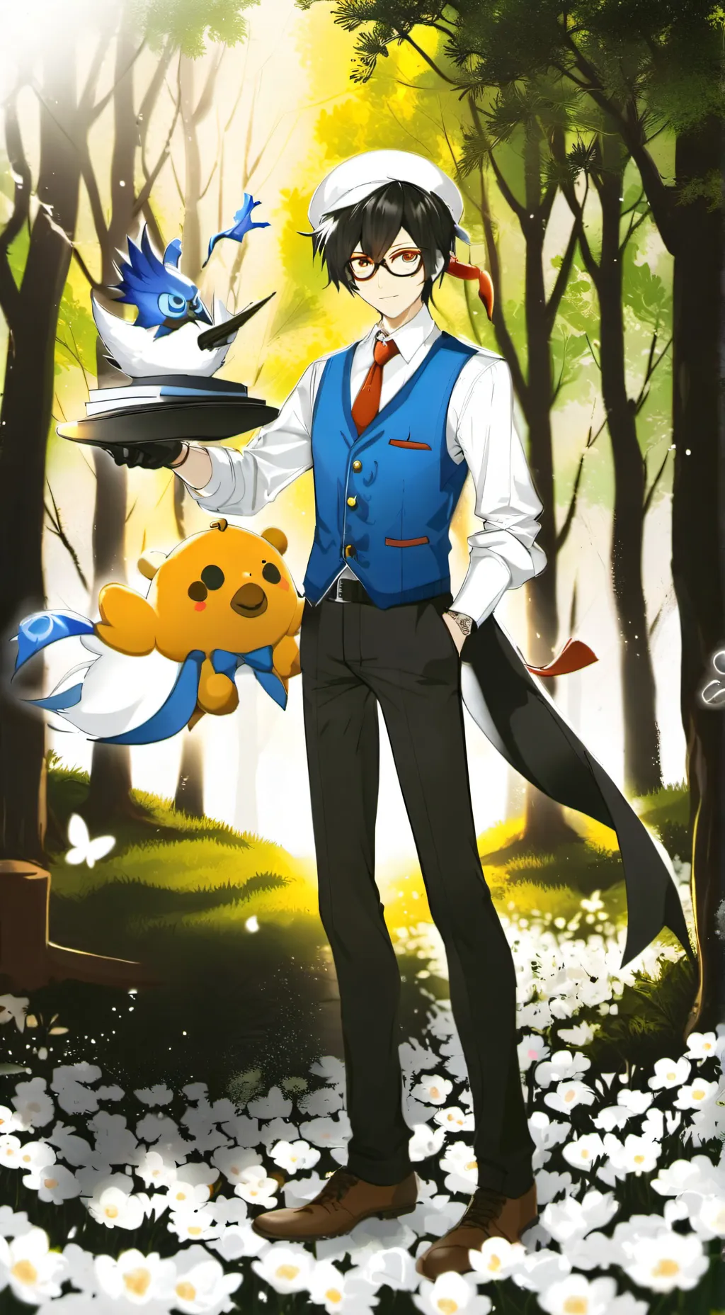 ai character: Smg4 crew background