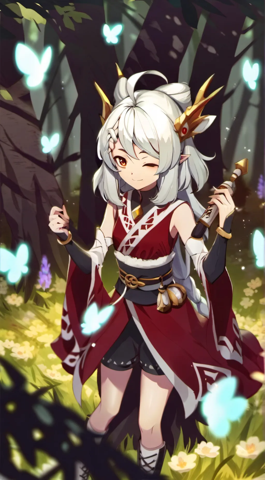 ai character: wakfu damon slayer background