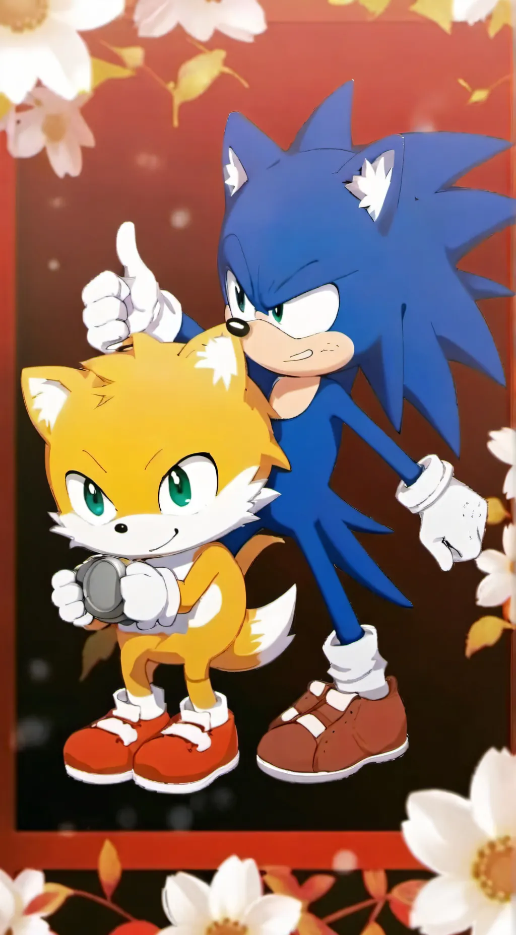 ai character: ♡Sonic and tails✧ background