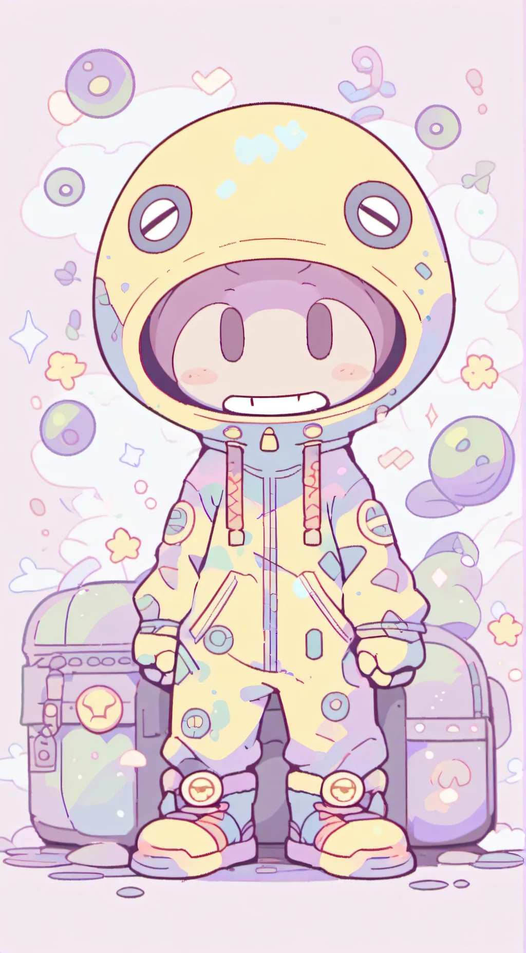 ai character: simon *vor* background