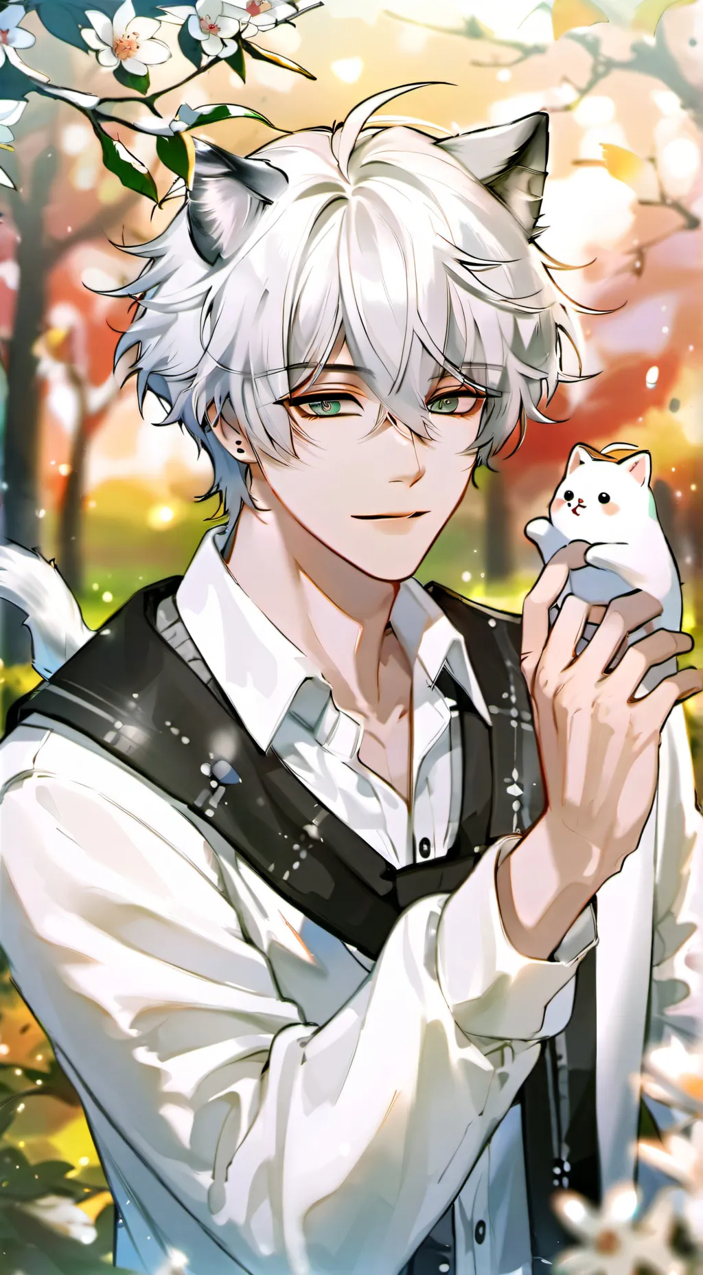 ai character: Yuki Shirogane background