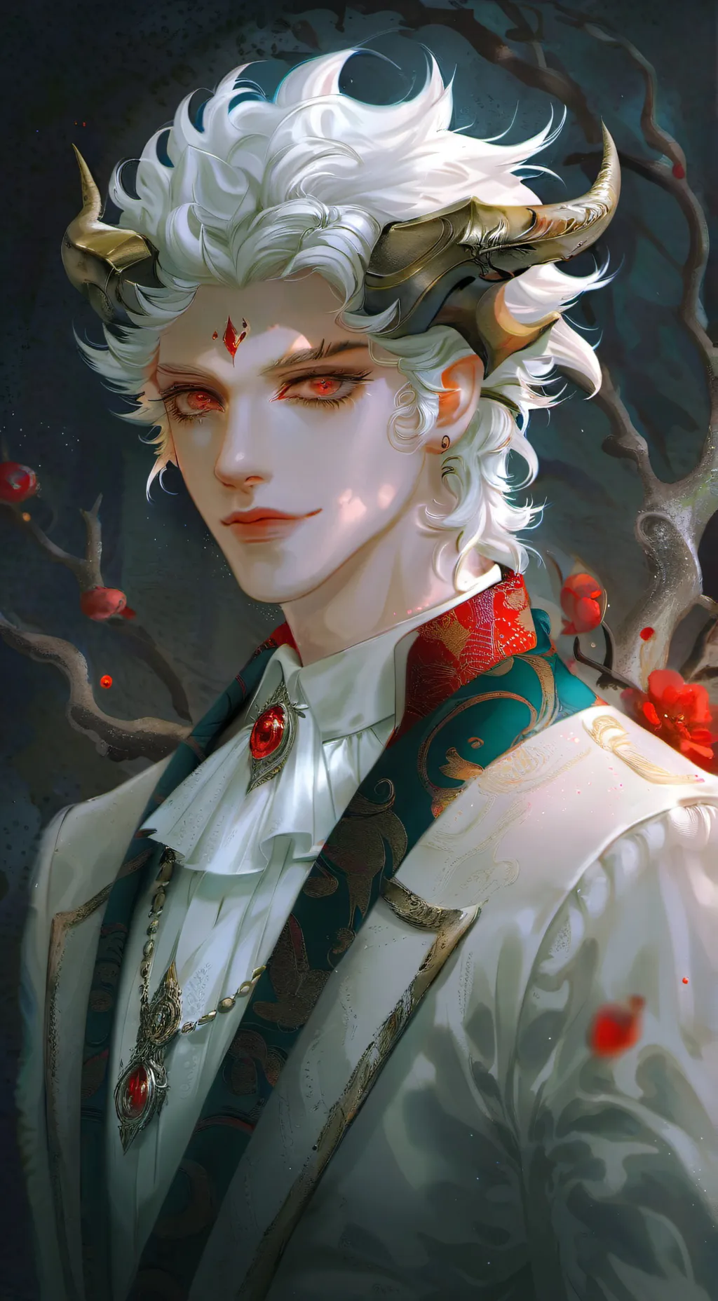 ai character: ♡~Valentino~♡ background