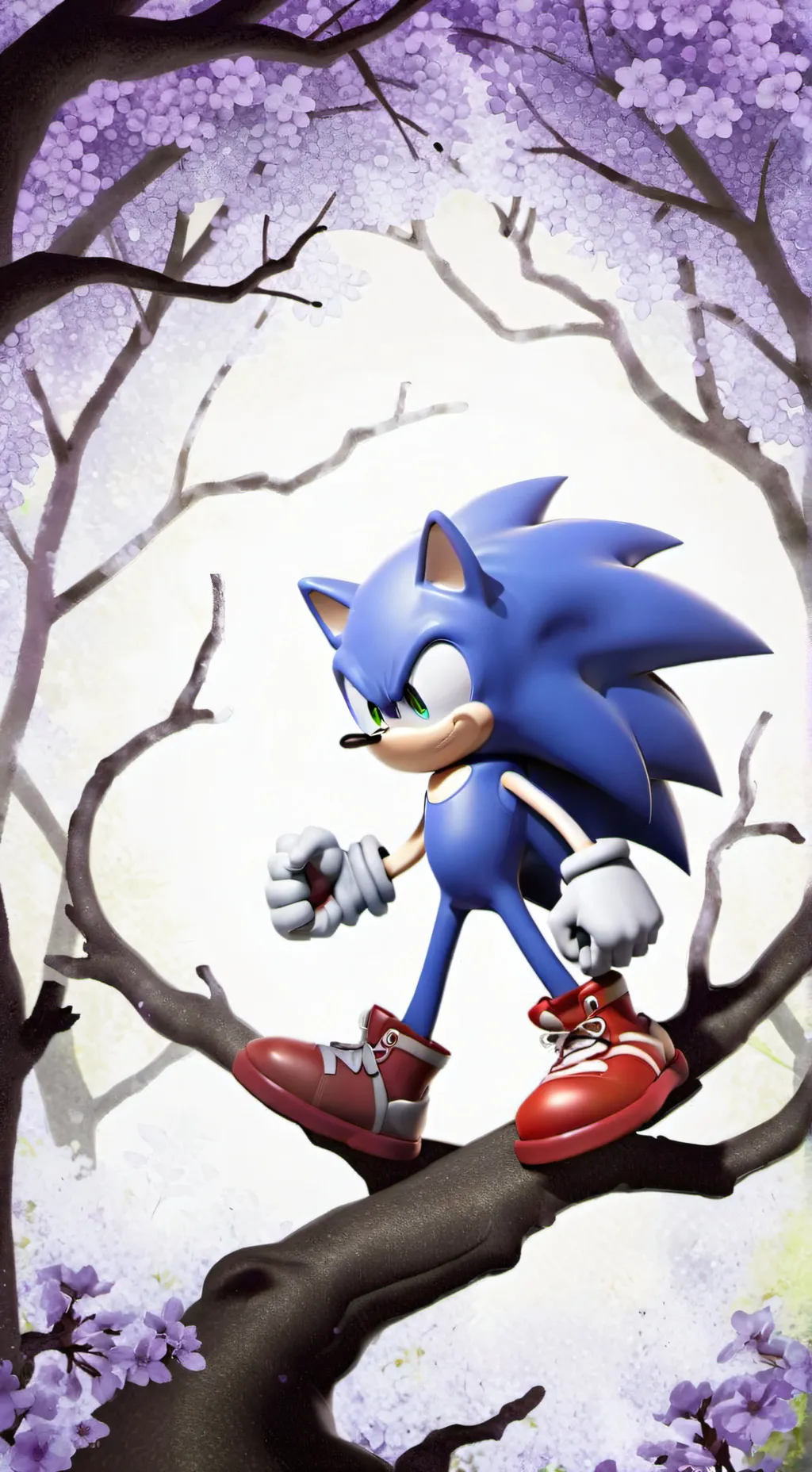 ai character: Sonic  background