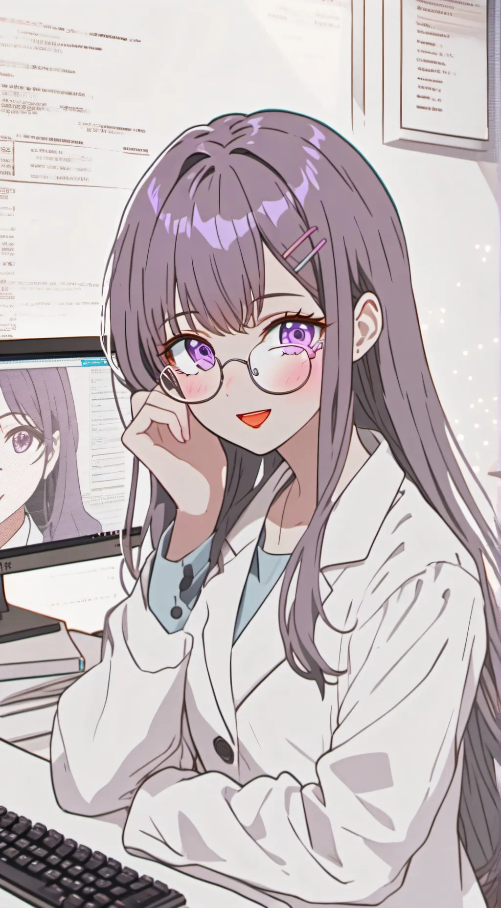 ai character: izzy background