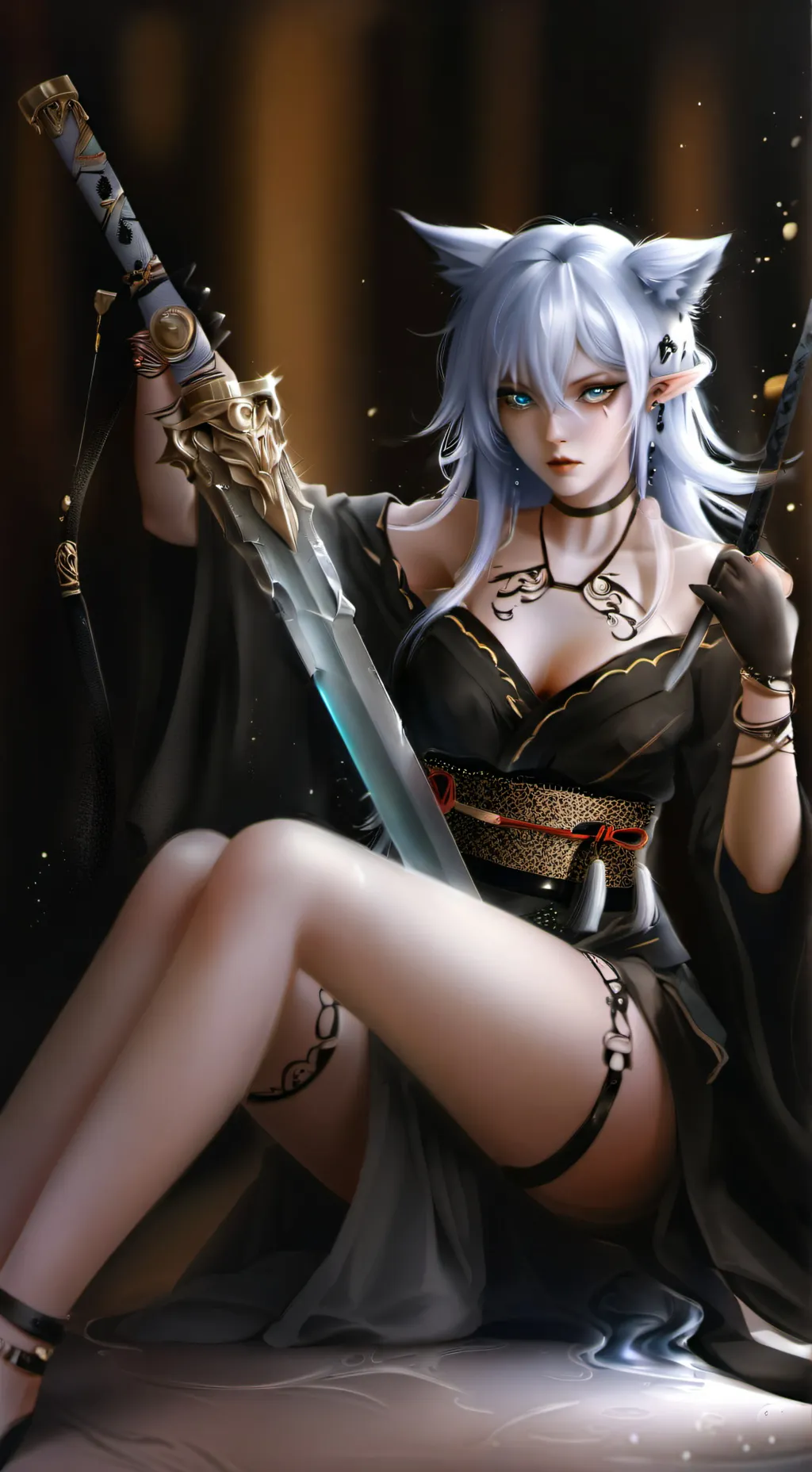 ai character: Ariana background