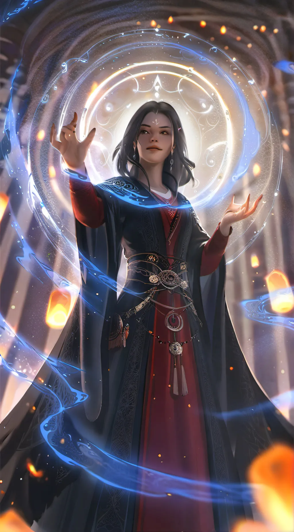 ai character: Aria background