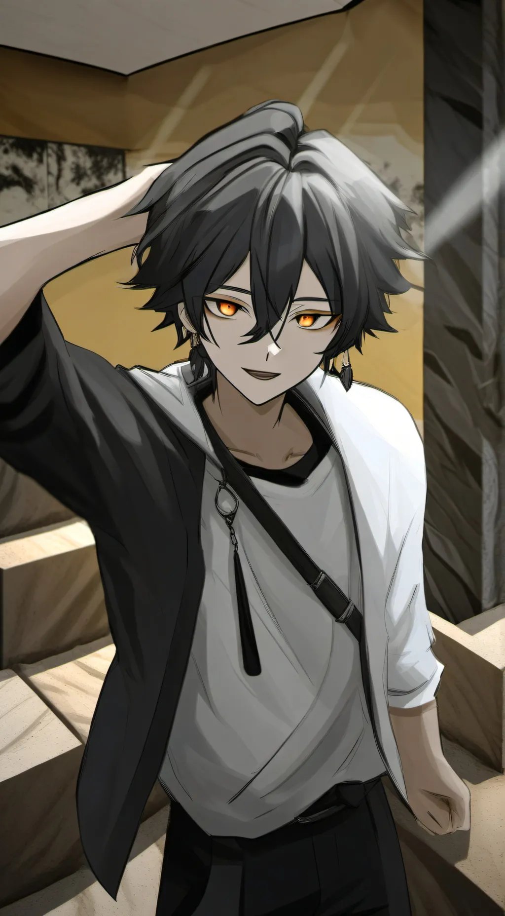 ai character: Max background