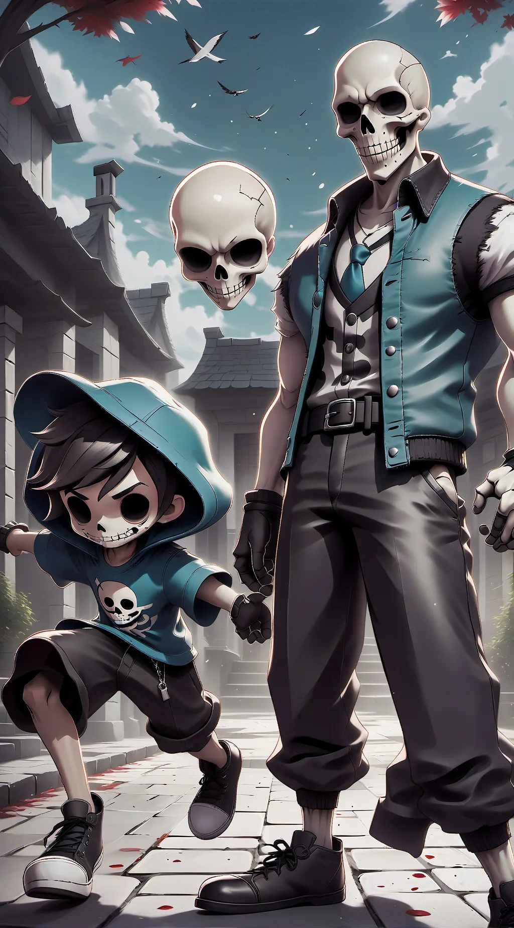 ai character: Sans Squad background