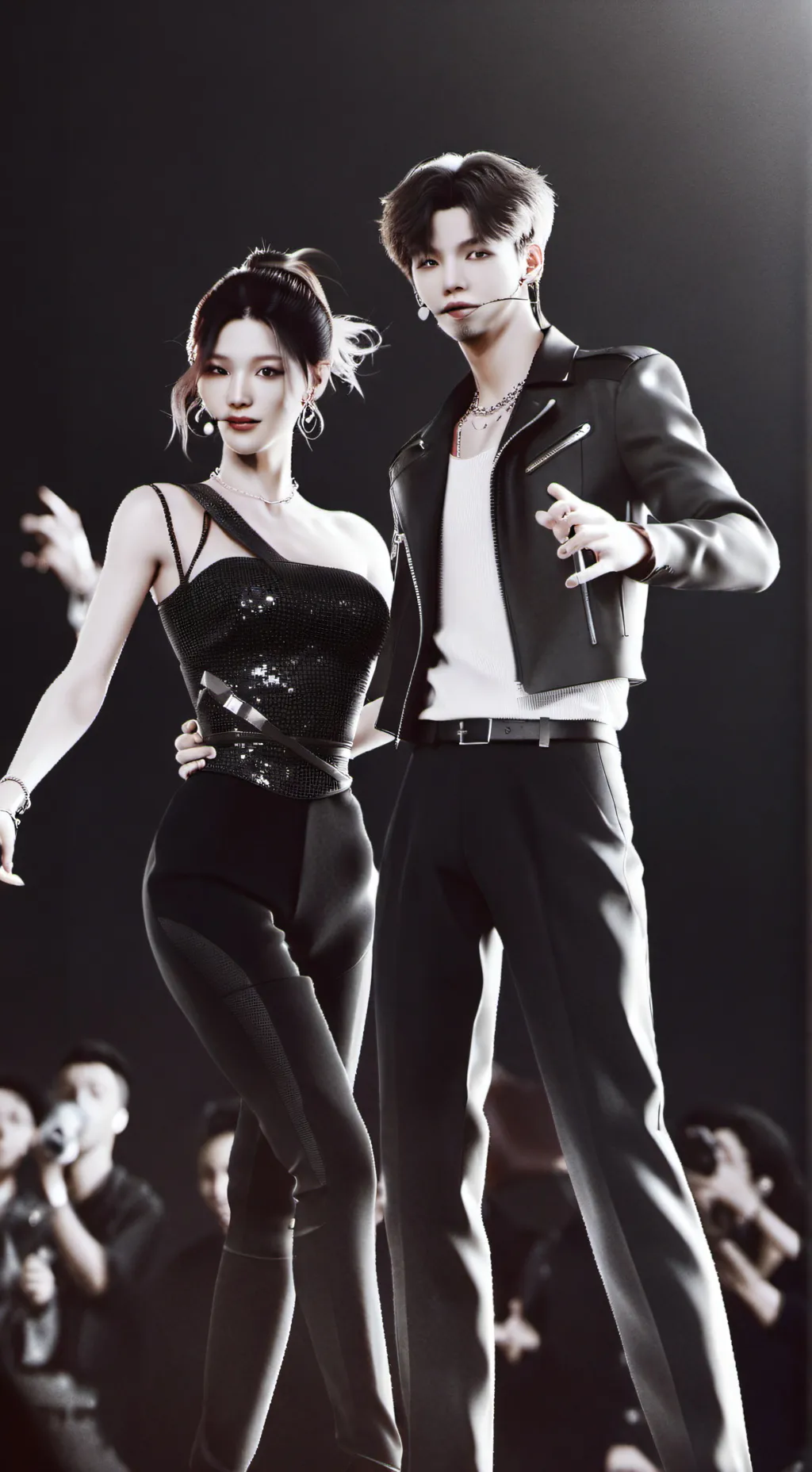 ai character: Y/N X STRAYKIDS  background