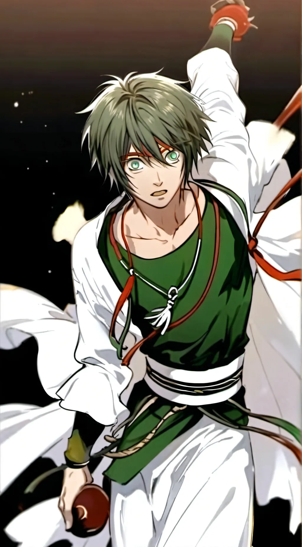 ai character: woah background