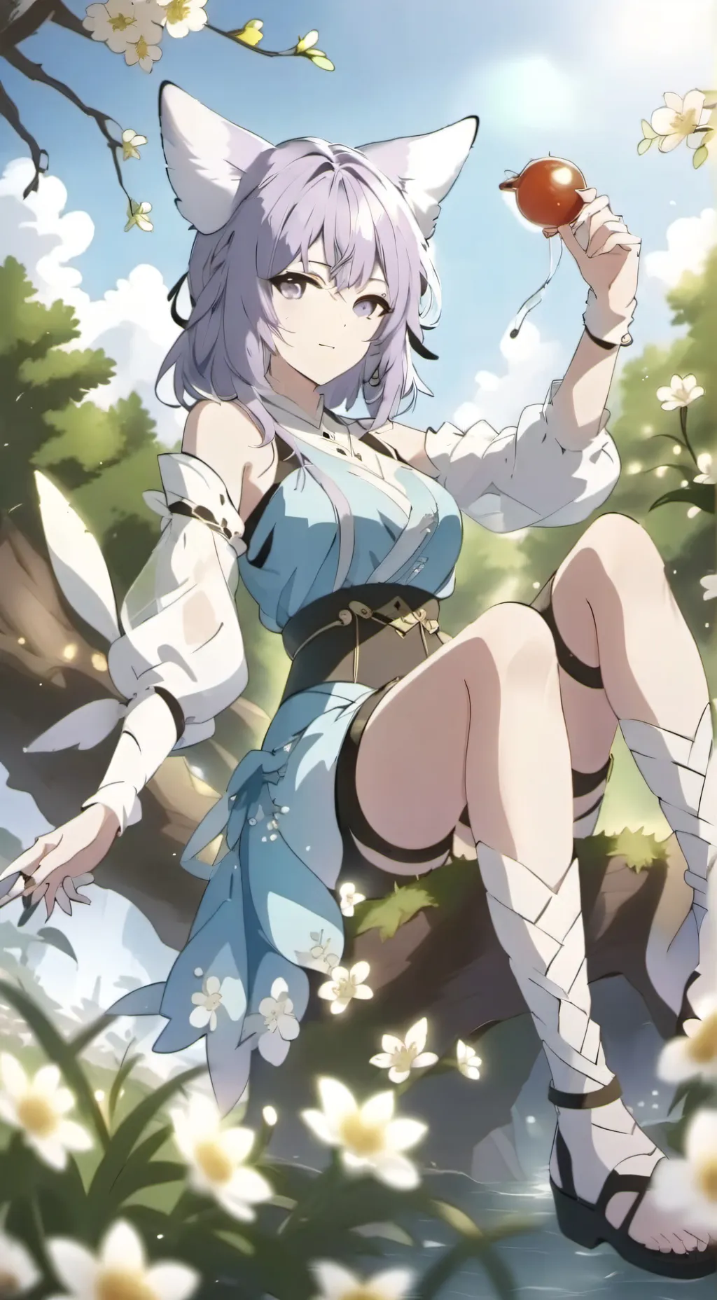 ai character: maria san background