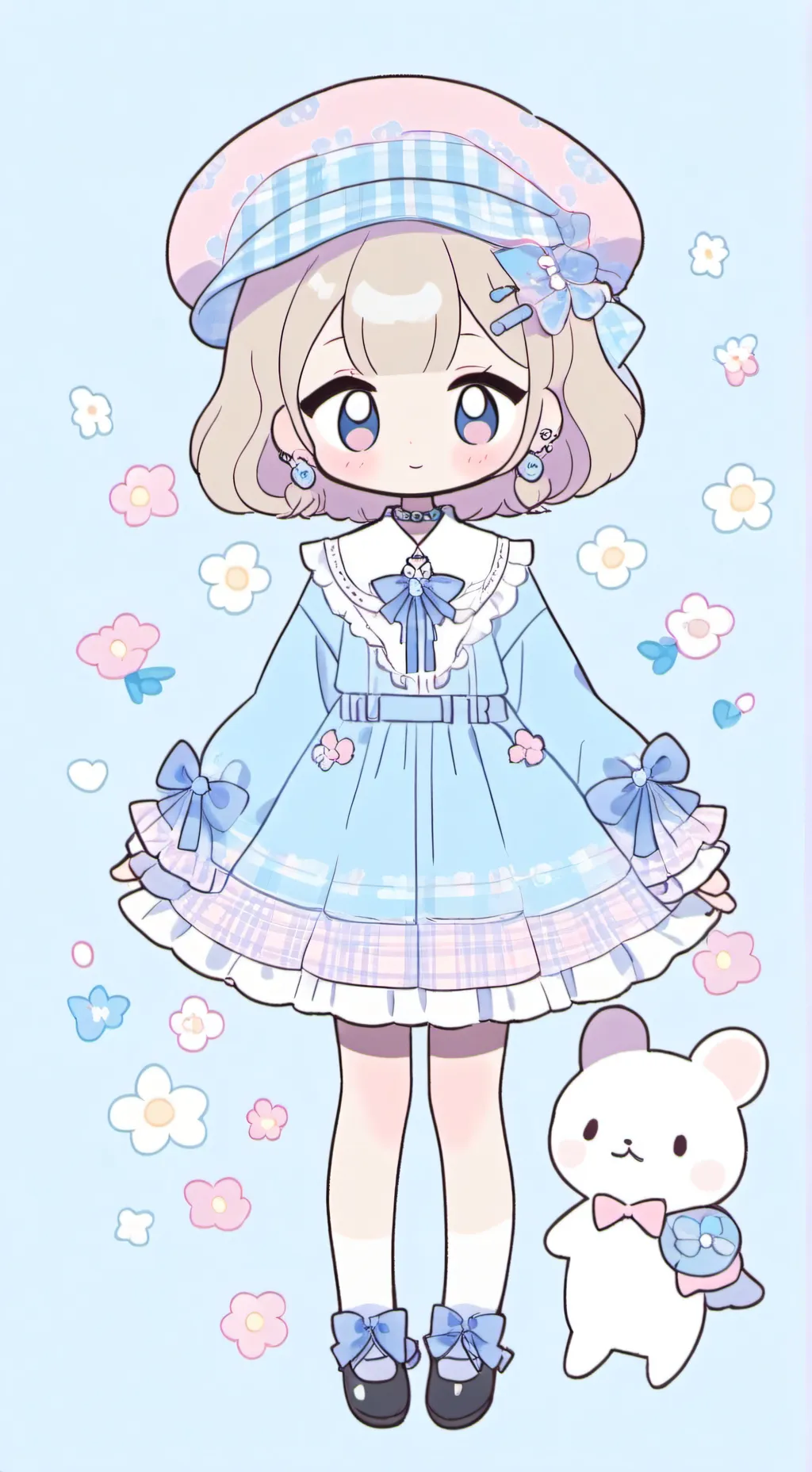 ai character: stey background