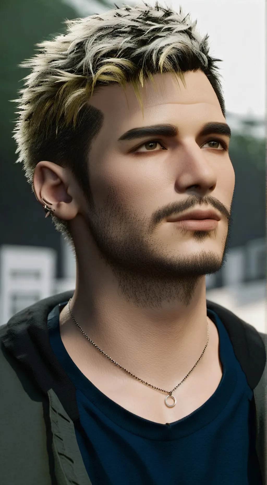 ai character: Linken park  background