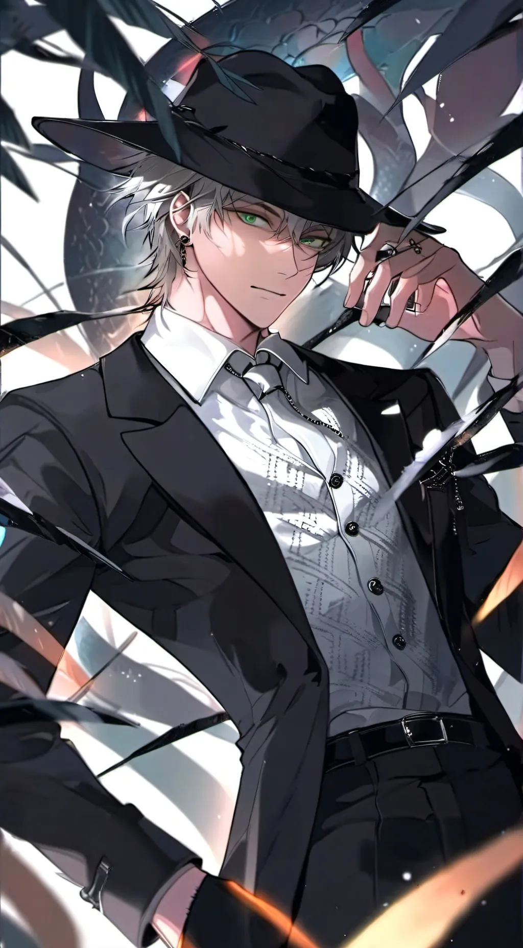 ai character: Alexander  background