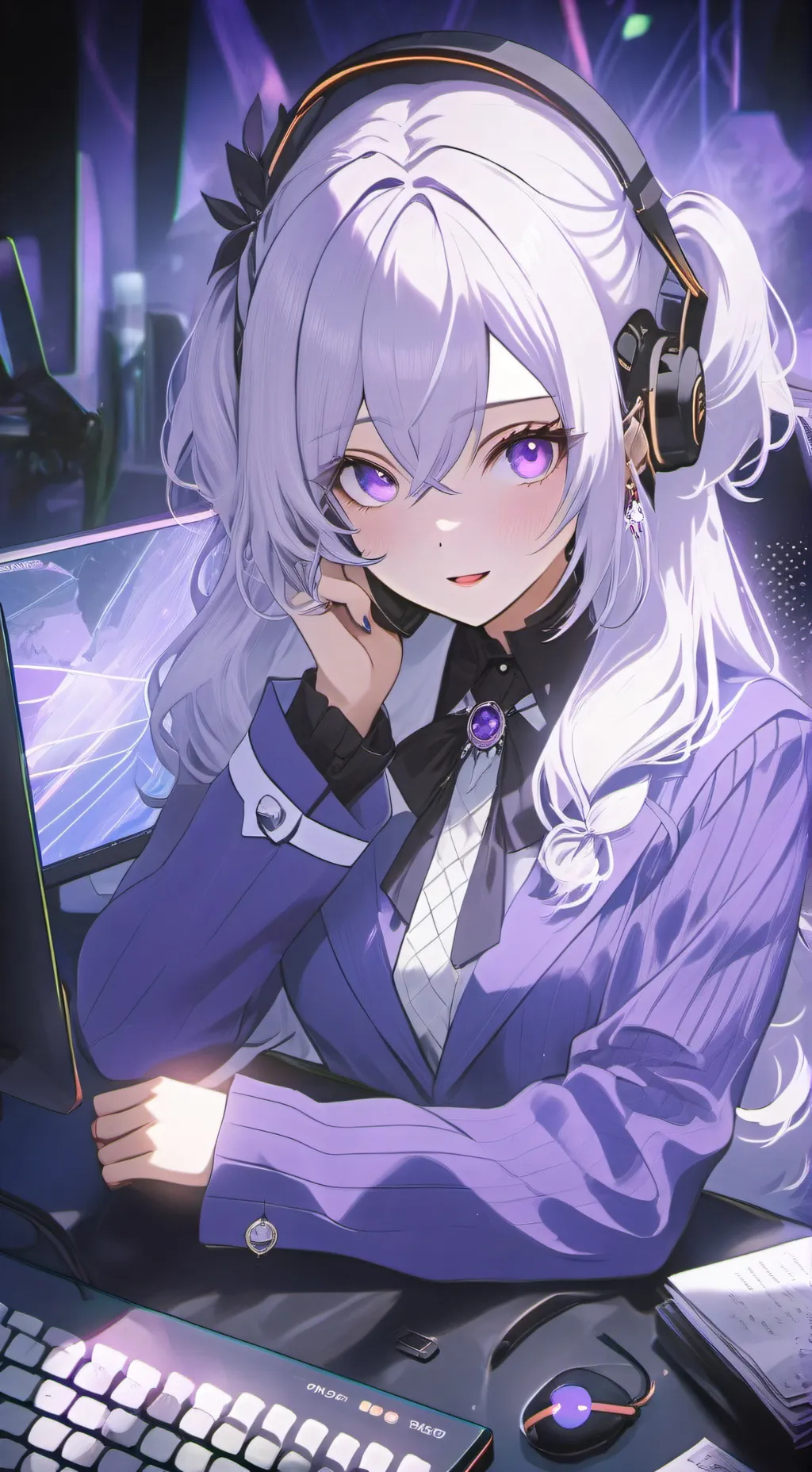 ai character: Mika background