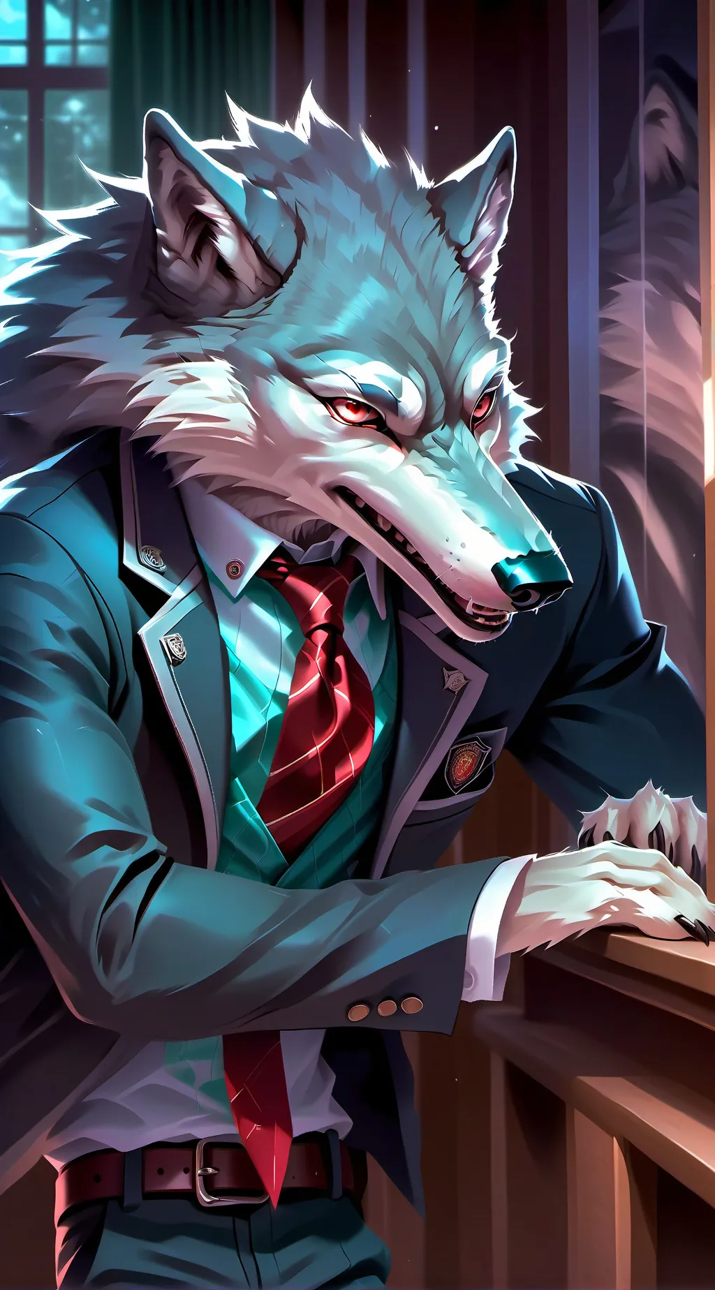 ai character: Legoshi background