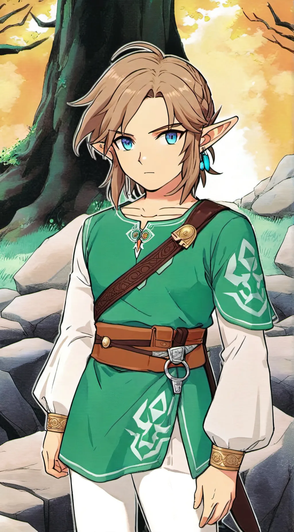 ai character: Link background