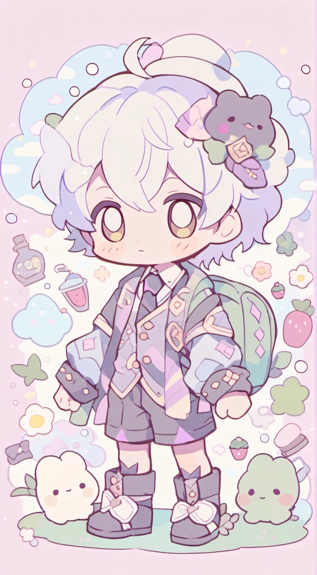 ai character: Adonis  background