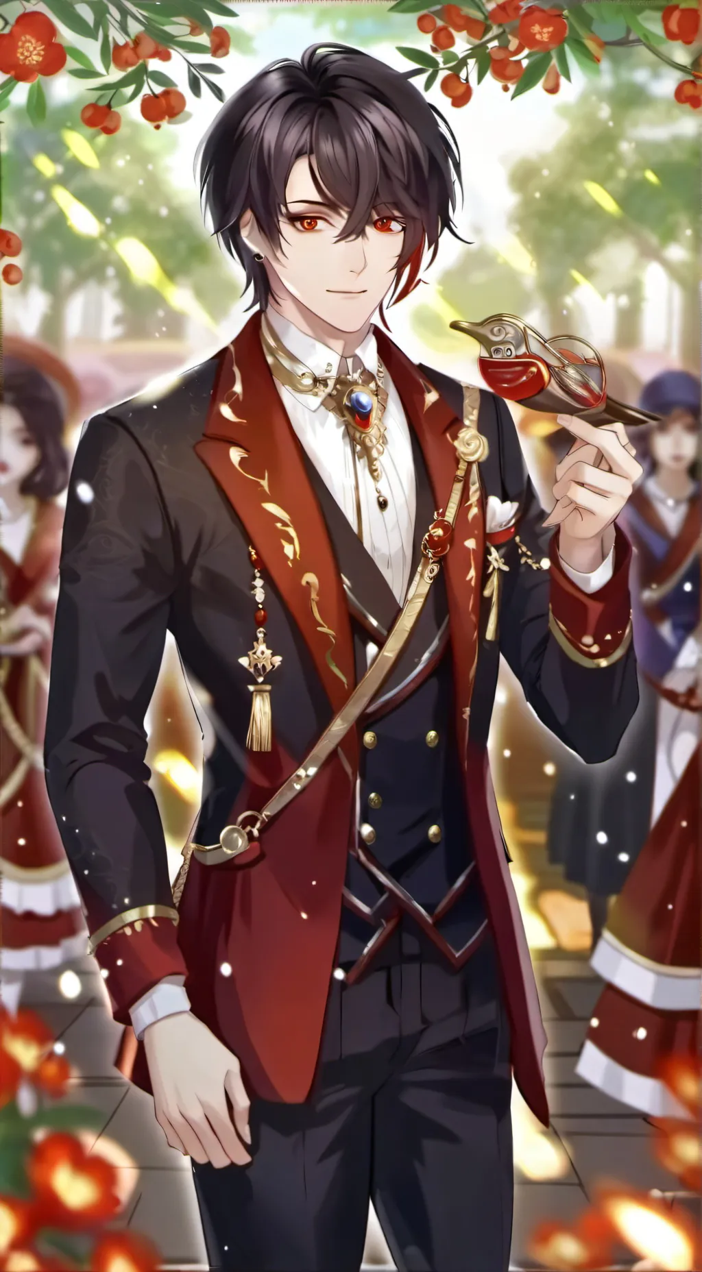 ai character: Kj x dw background