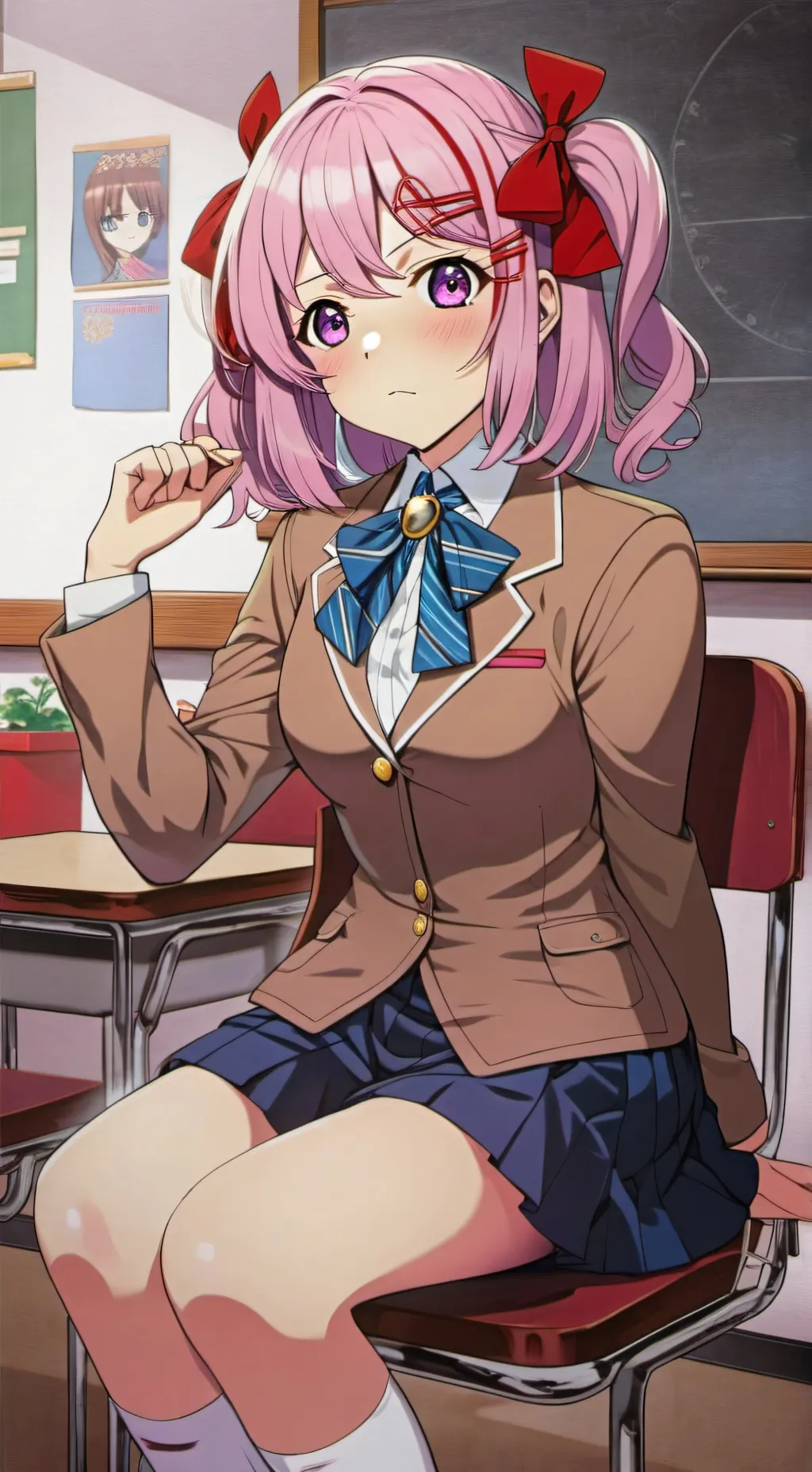 ai character: Natsuki background