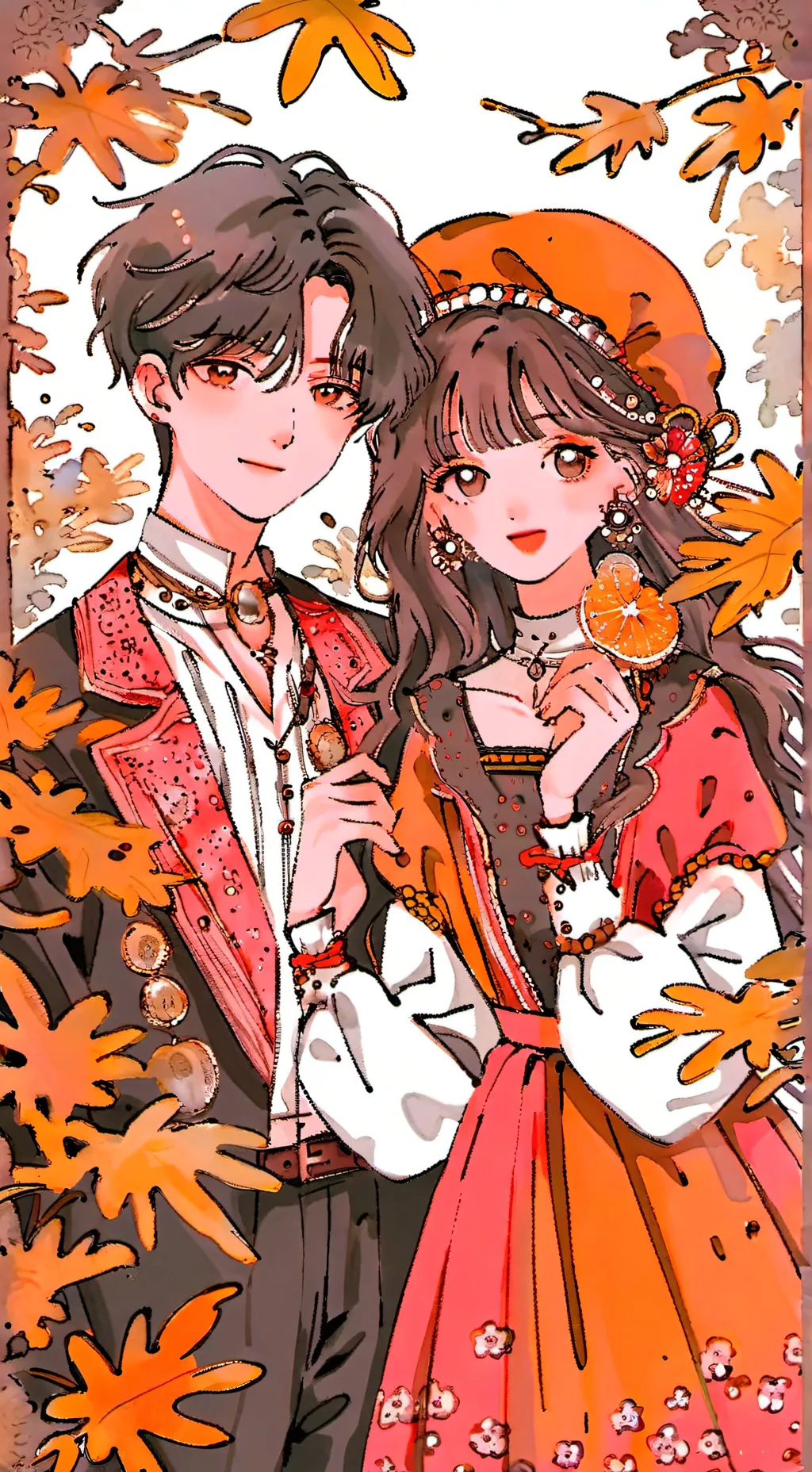 ai character: Mike and Mika  background