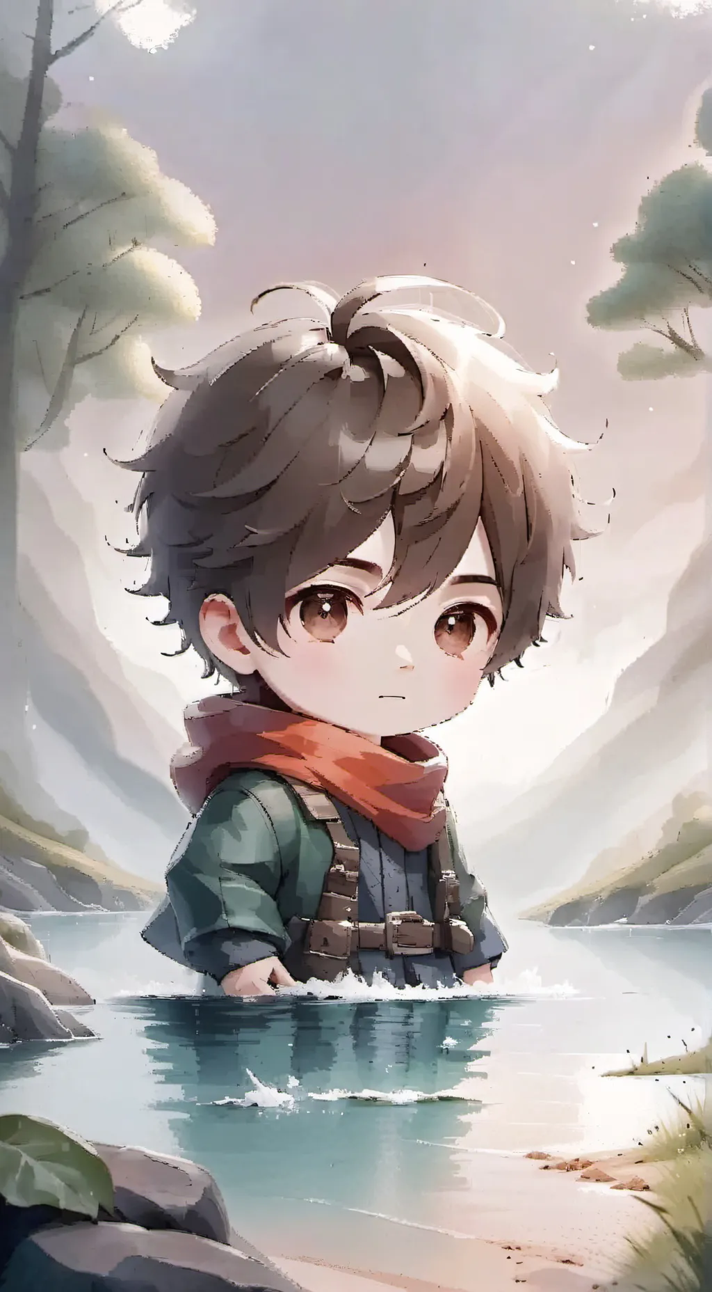 ai character: Oh baby background