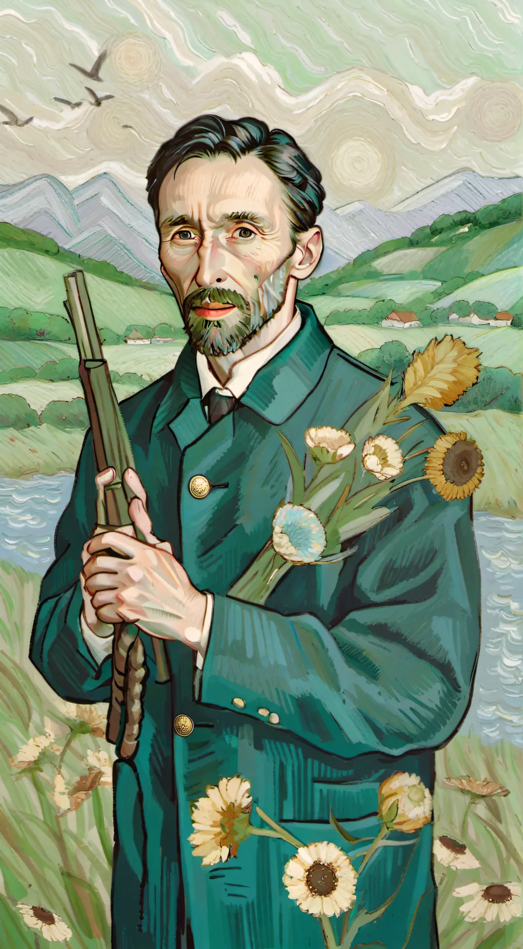 ai character: Dad Jokes background