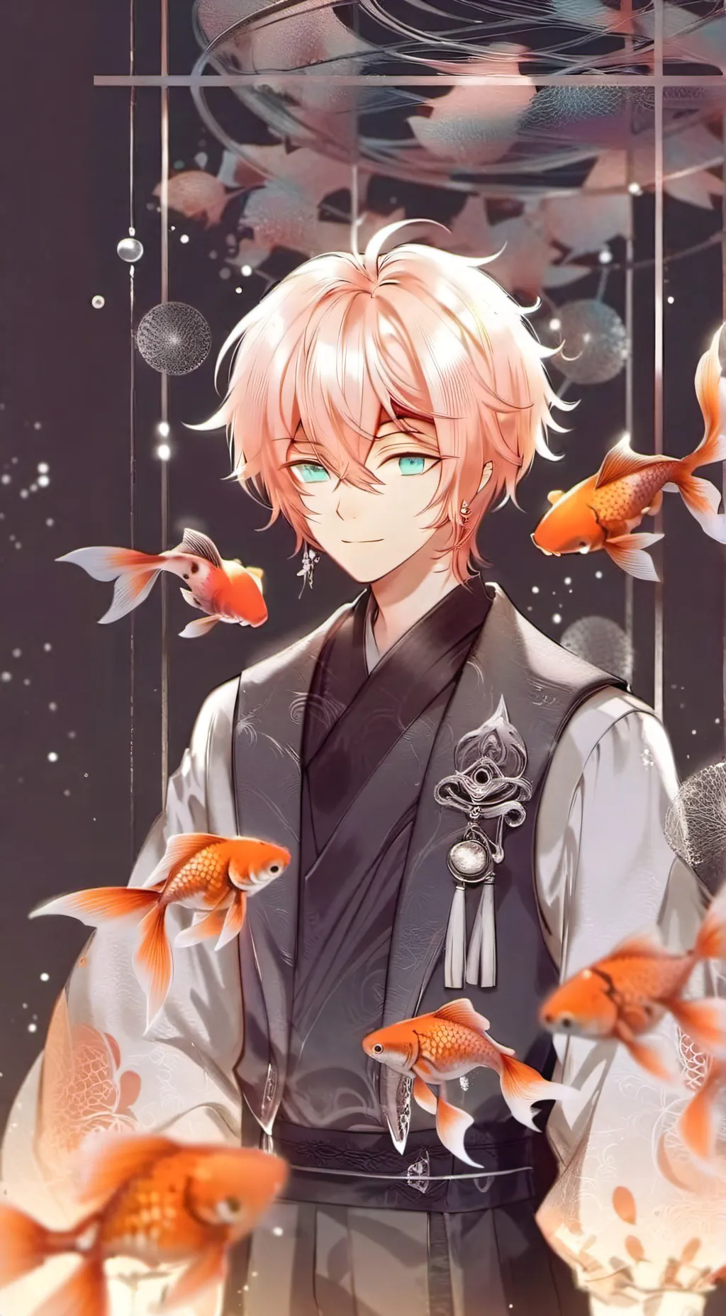 ai character: Spirit Goldfish background