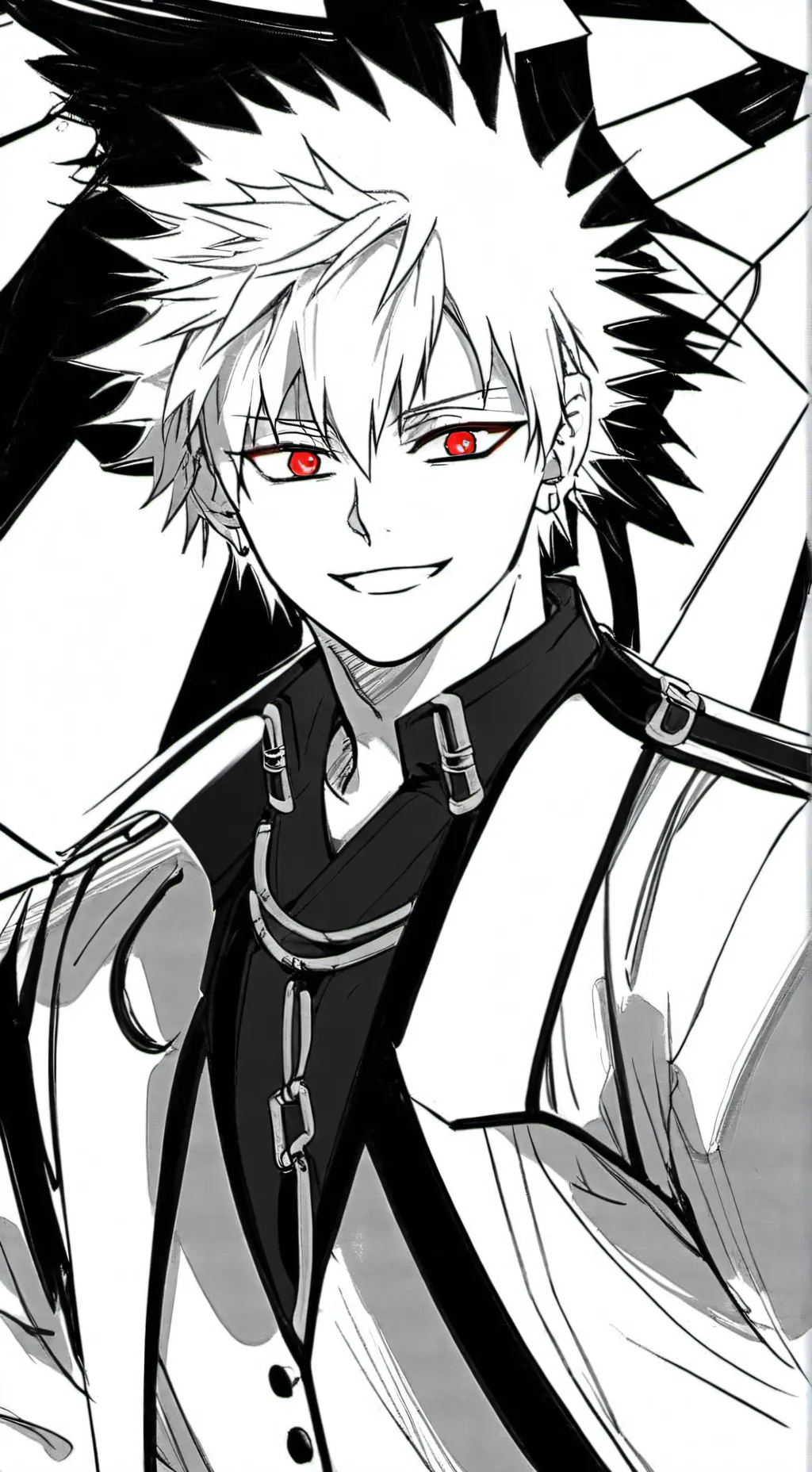ai character: villain Bakugo🤭😈 background