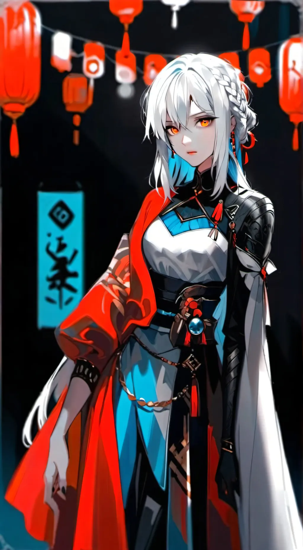 ai character: Luna background