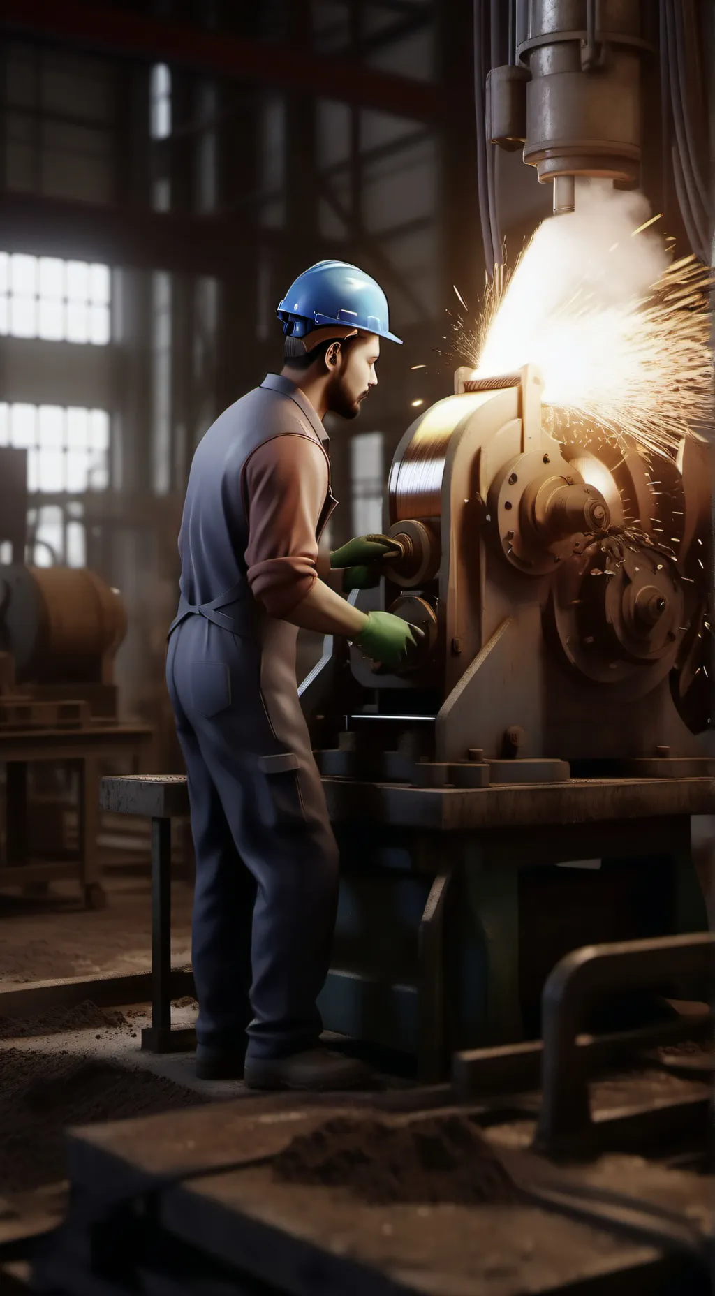 ai character: Rusty background