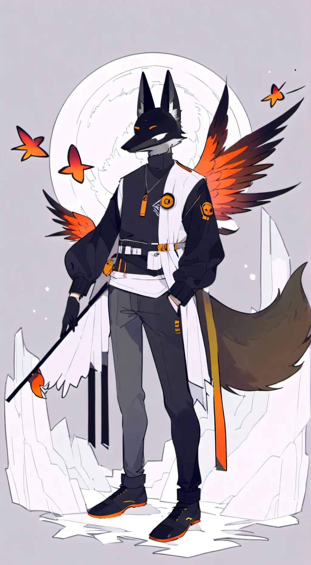 ai character: Rox background