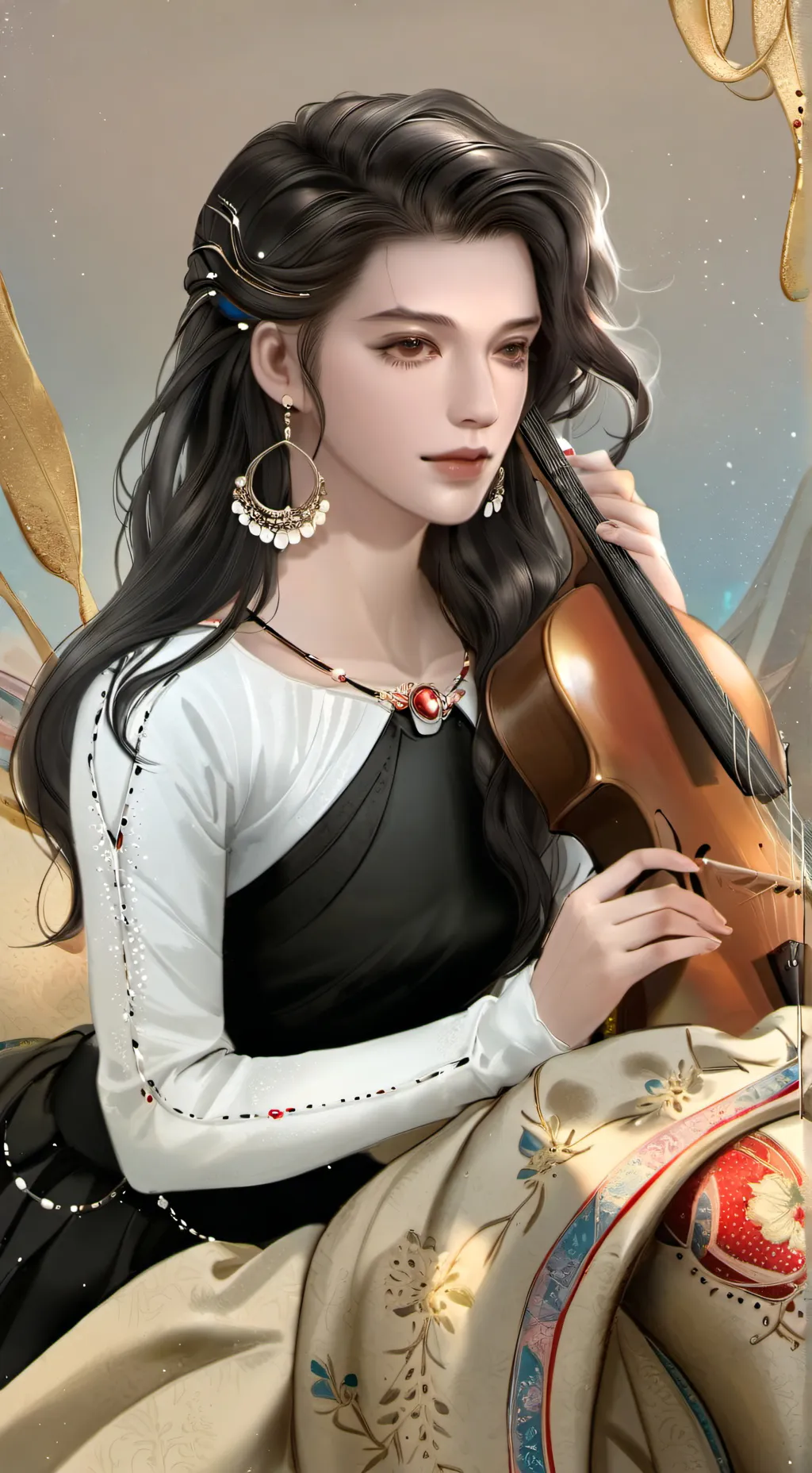 ai character: Skye  background