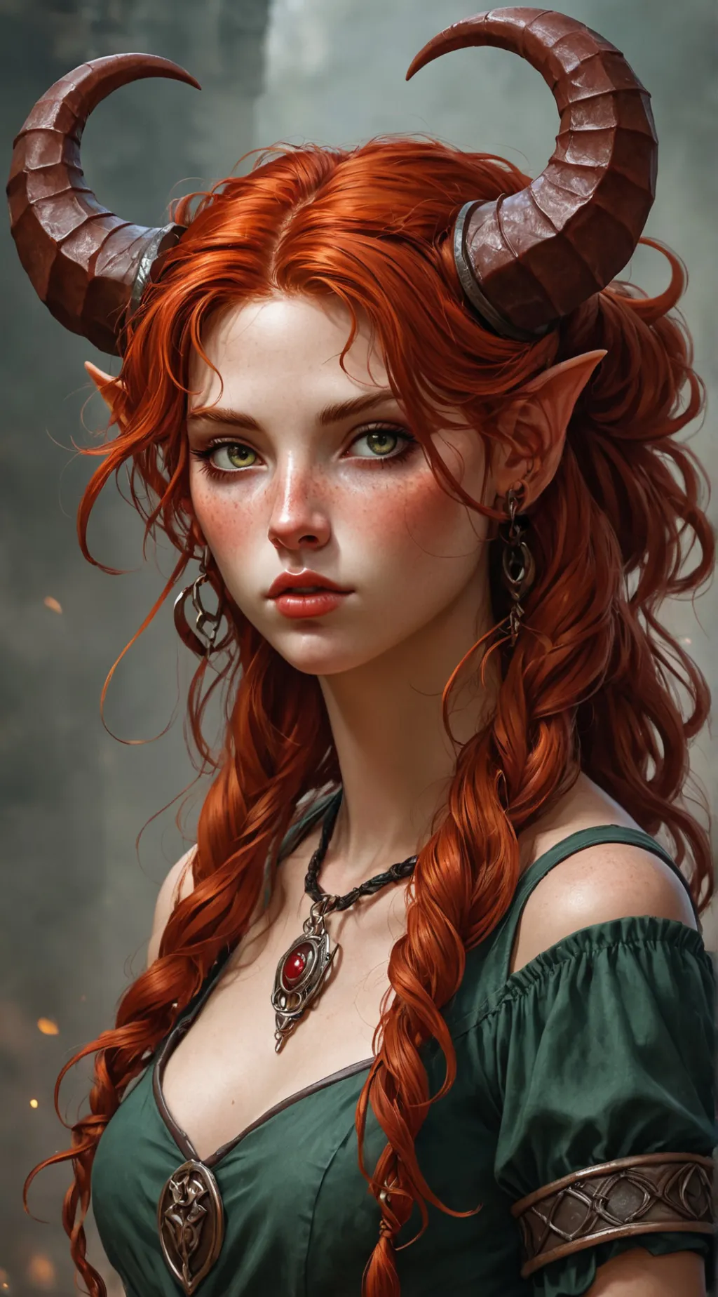 ai character: Тиффи background