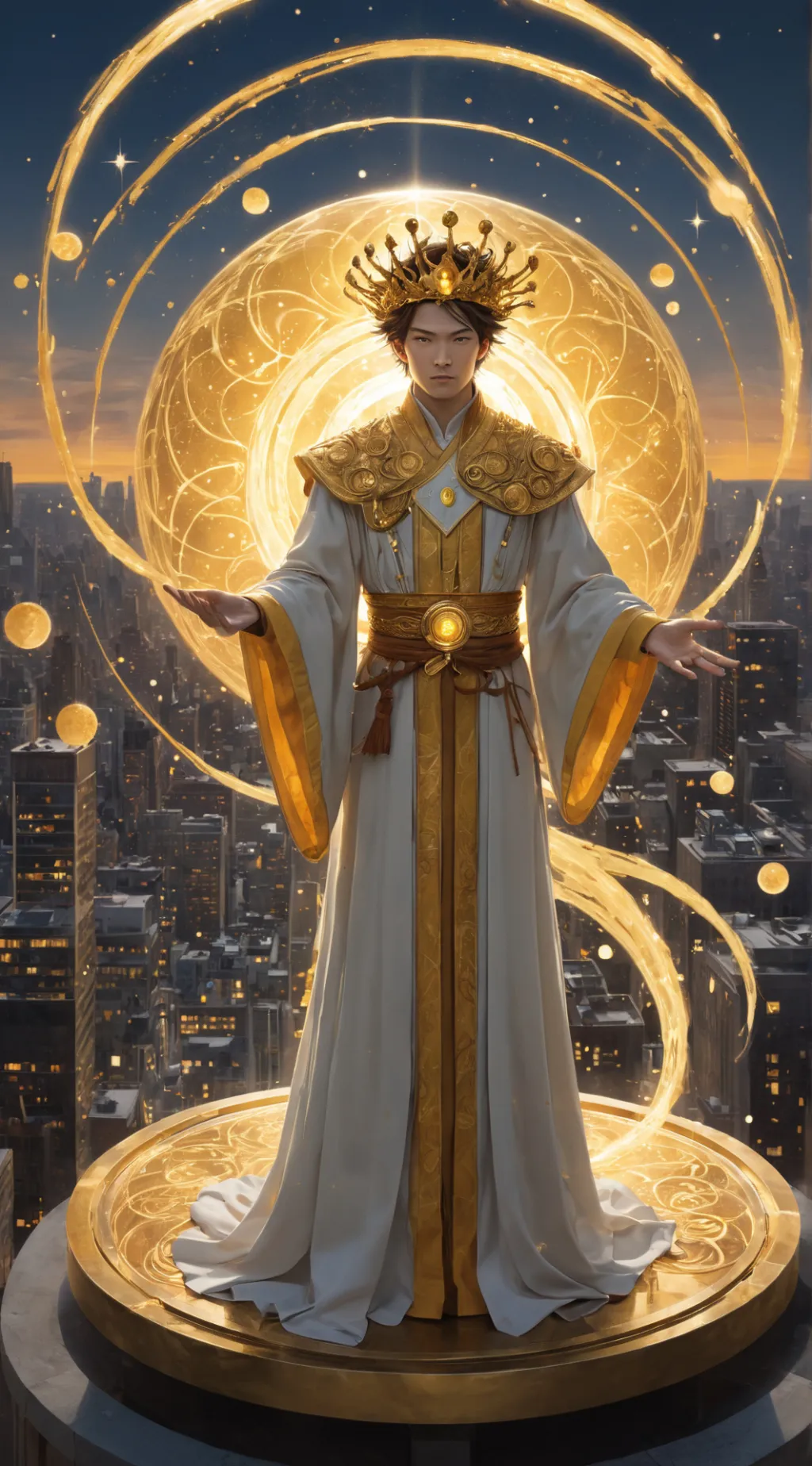 ai character: Helios background