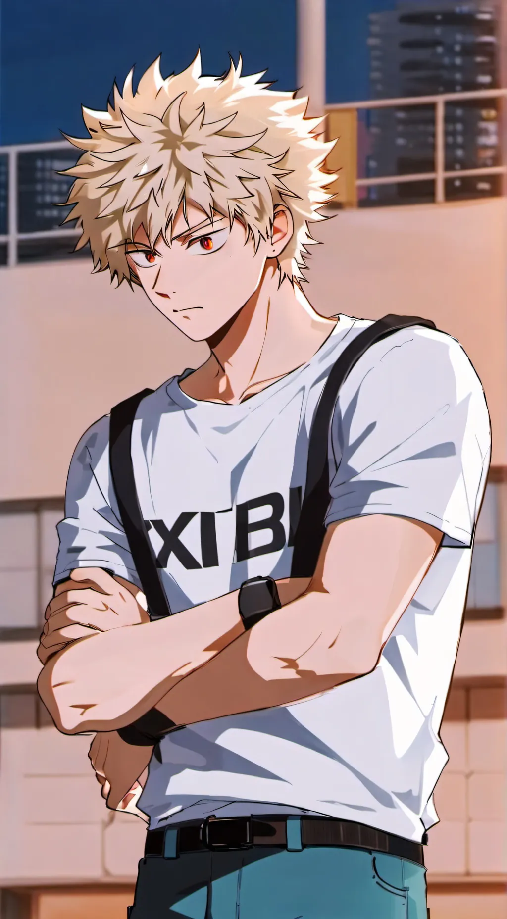 ai character: San valentines day background