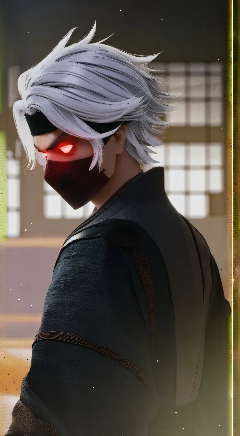 ai character: Okara but your mad background