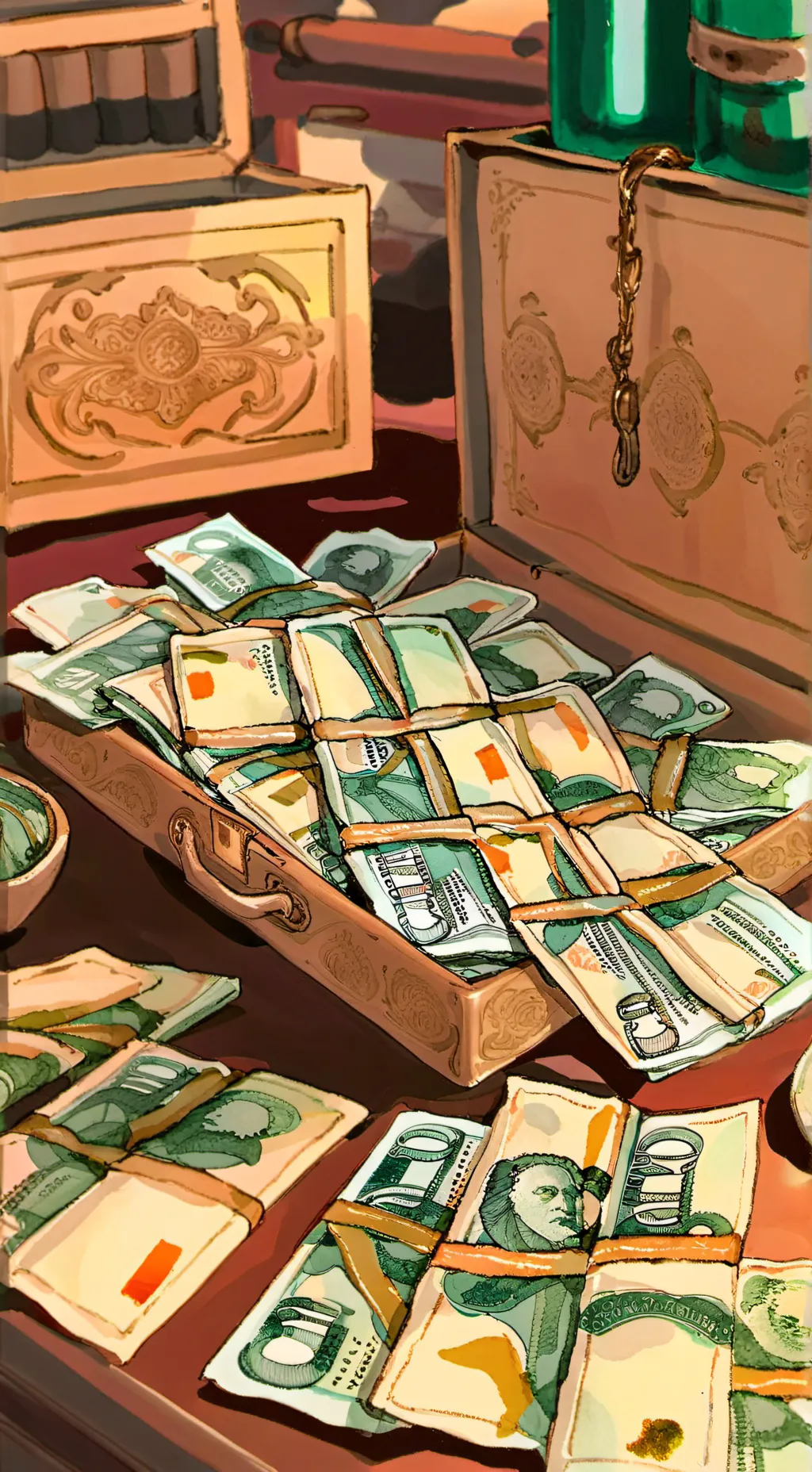 ai character: money show  background