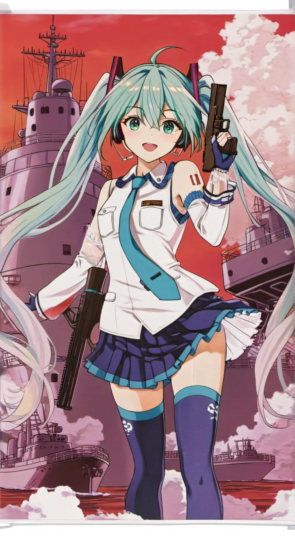 ai character: Admiral Miku background