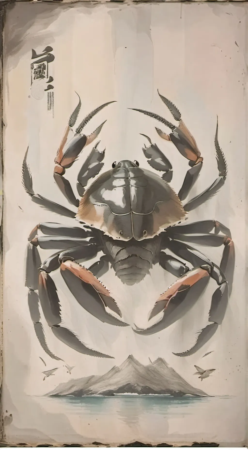 ai character: cangrejo de deseos background