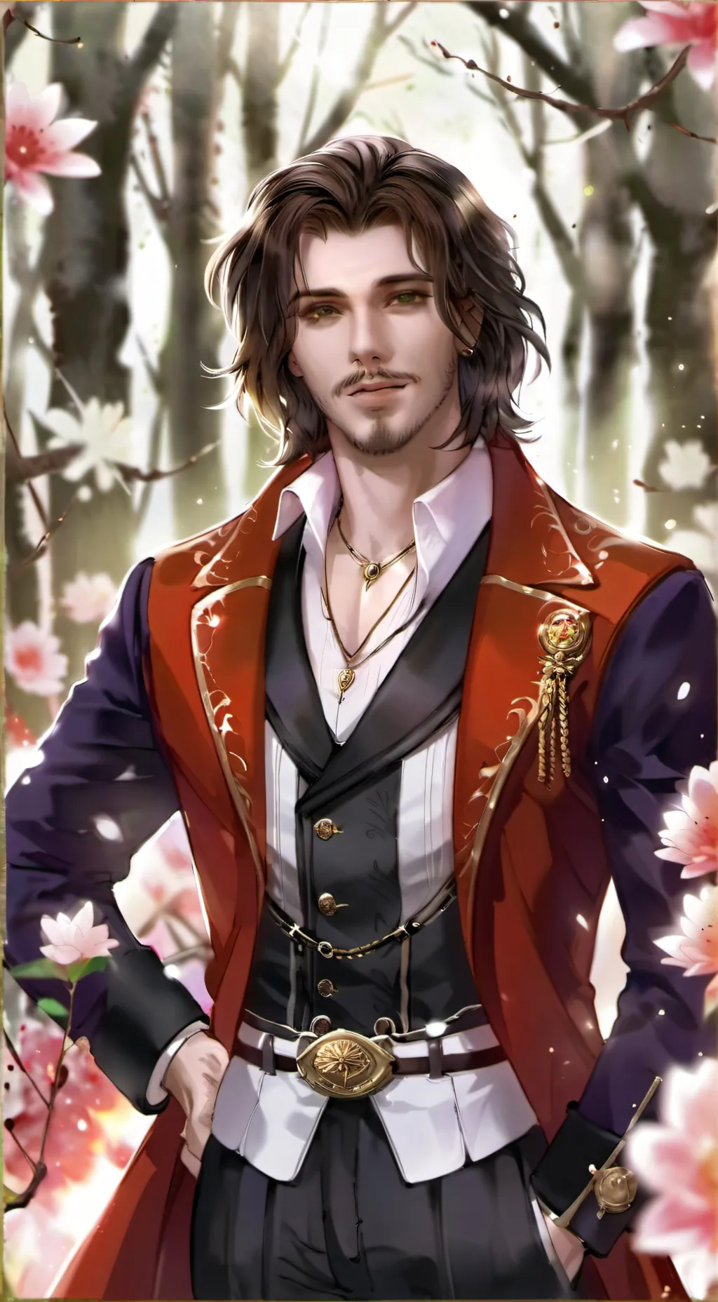 ai character: Charlie Delassio background