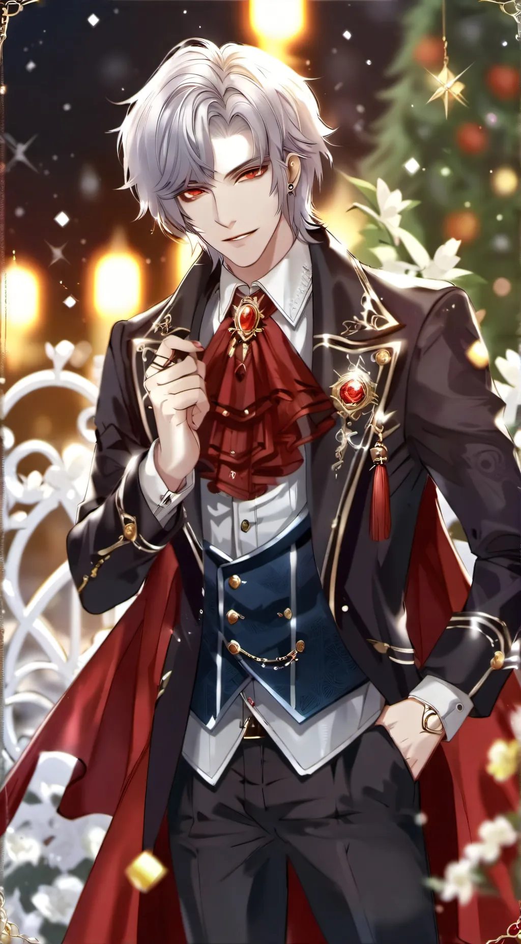 ai character: count Dracula  background