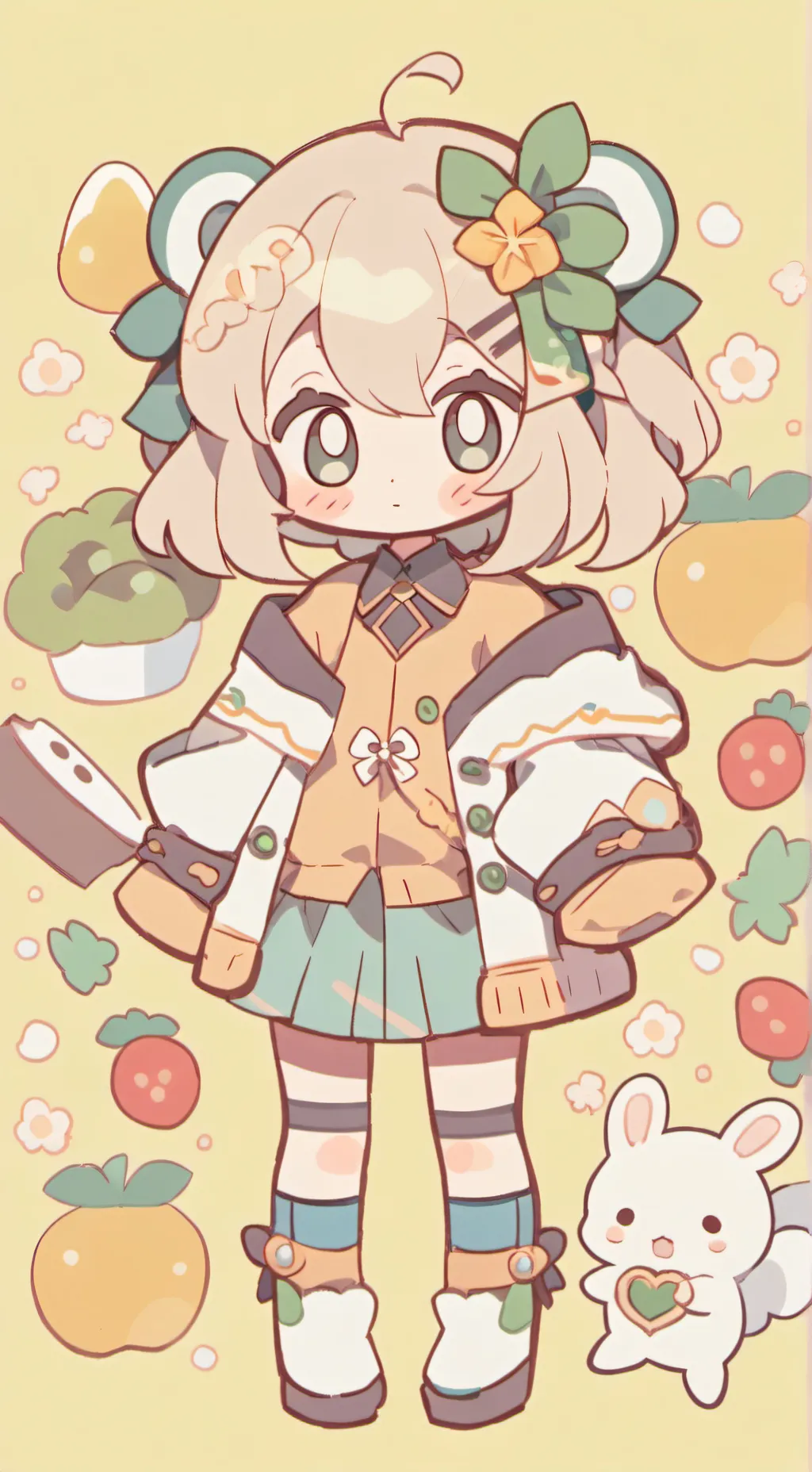 ai character: katsuki bakugo 💥🧡🫶 background