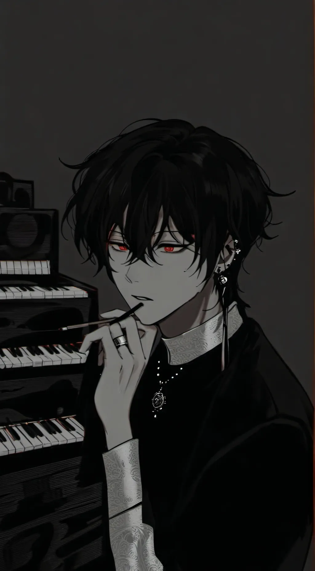 ai character: vin~ background