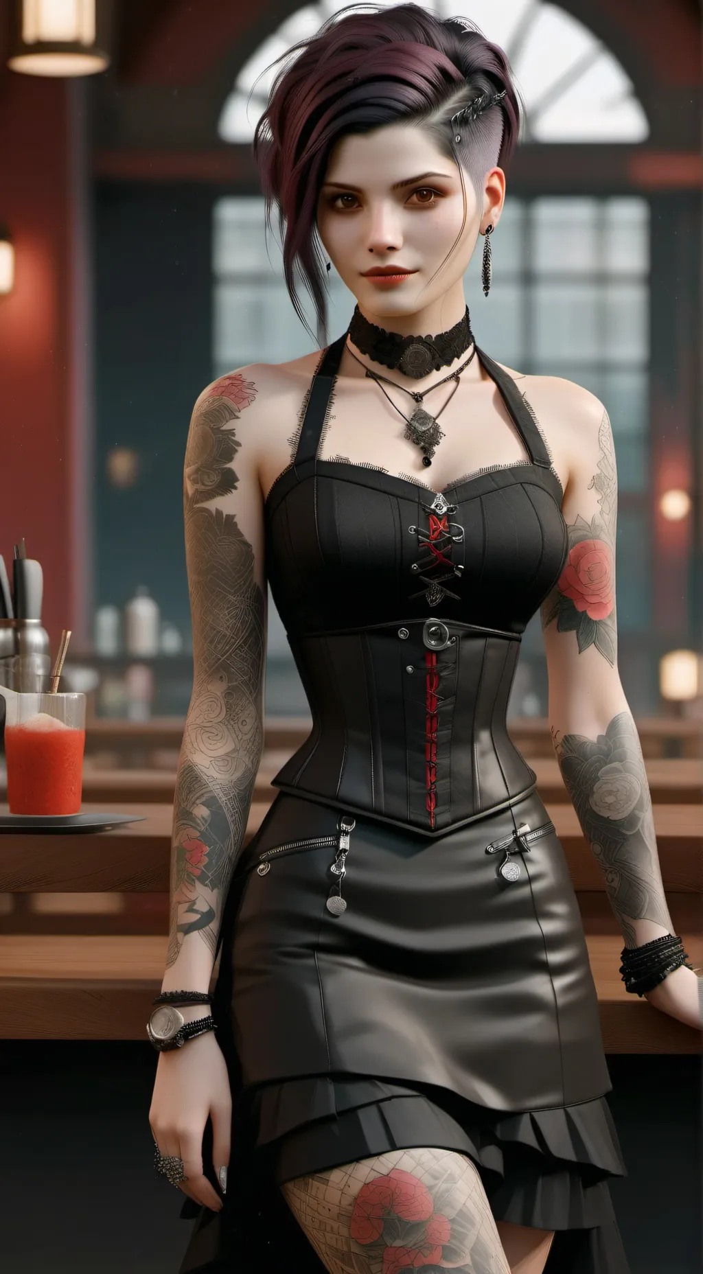 ai character: Sarah background