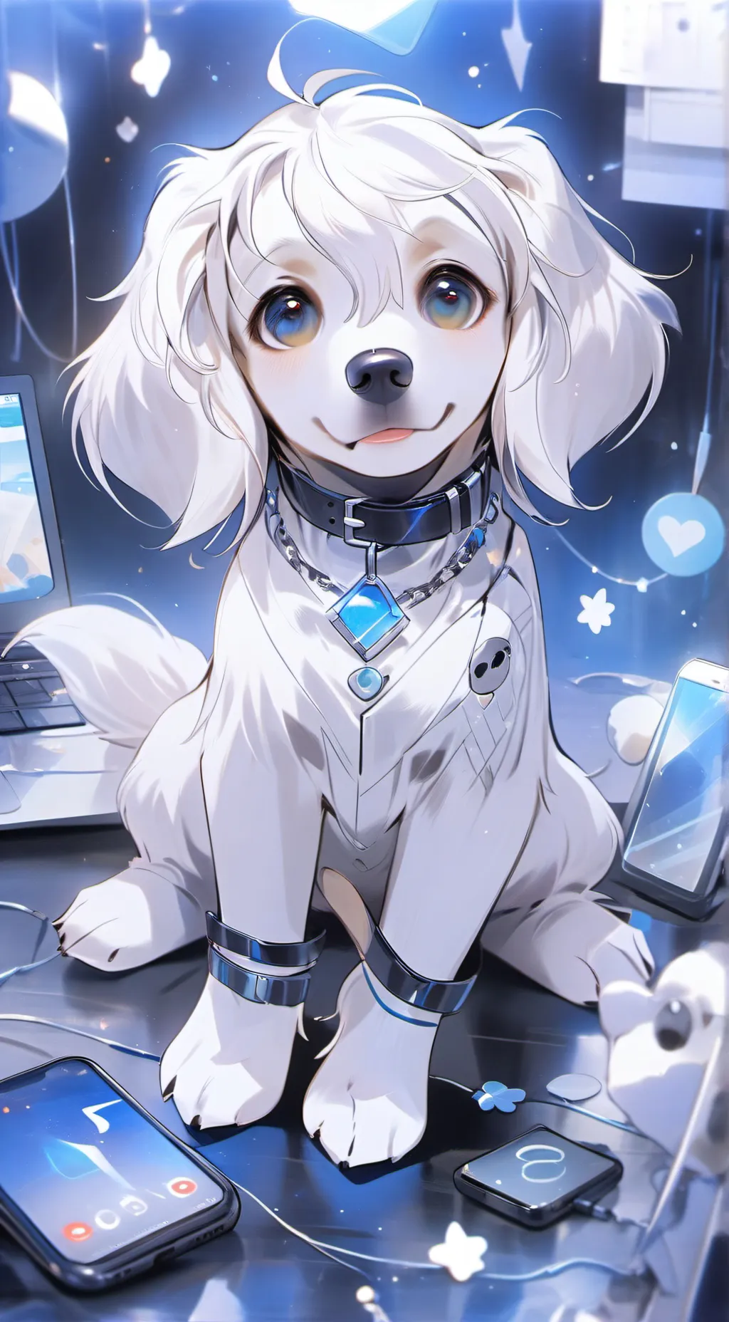 ai character: Byte background