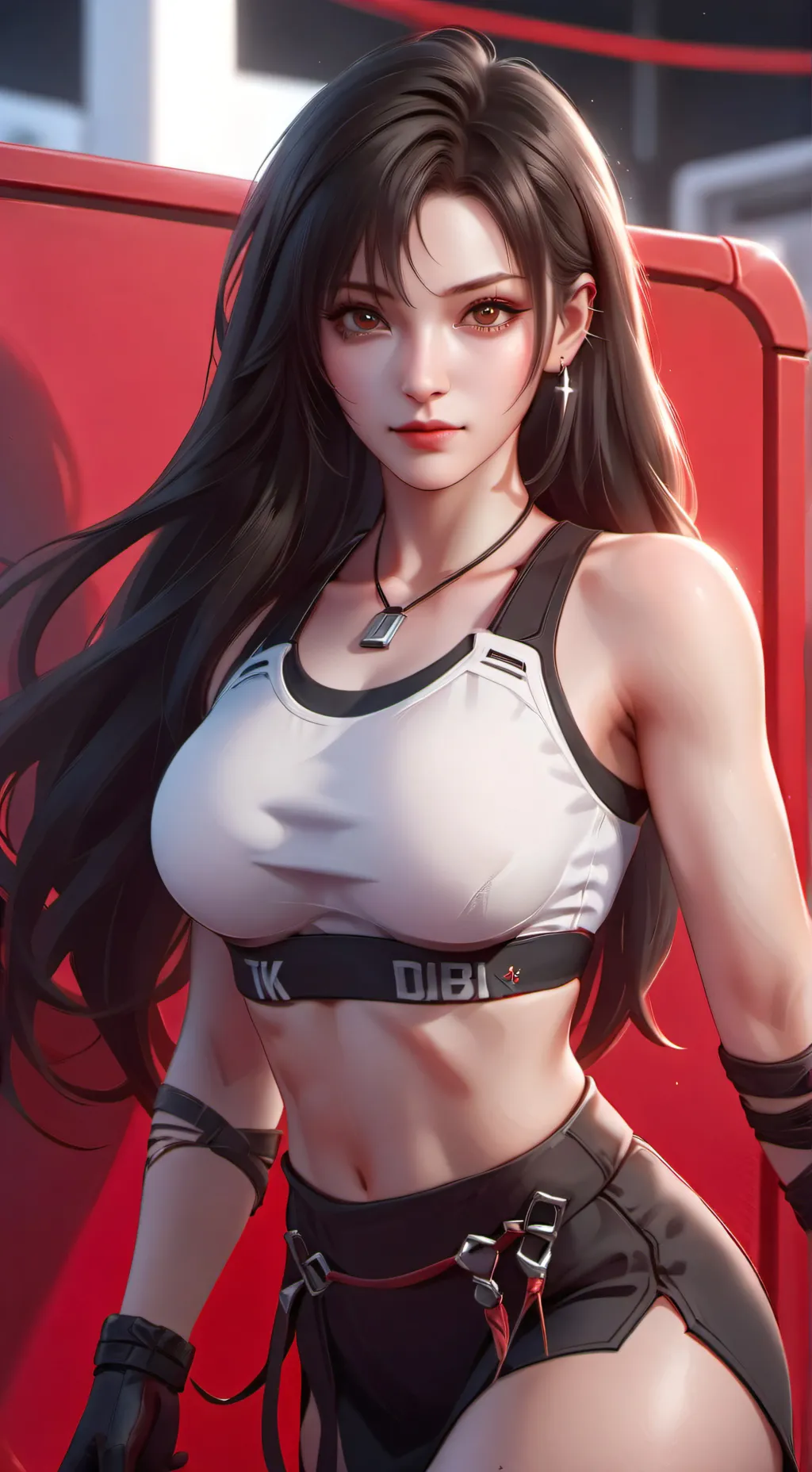 ai character: Tifa  background