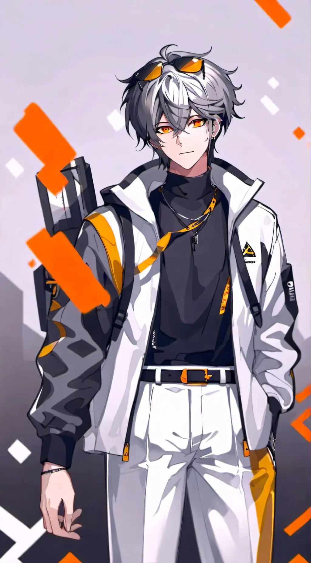 ai character: Angel  background